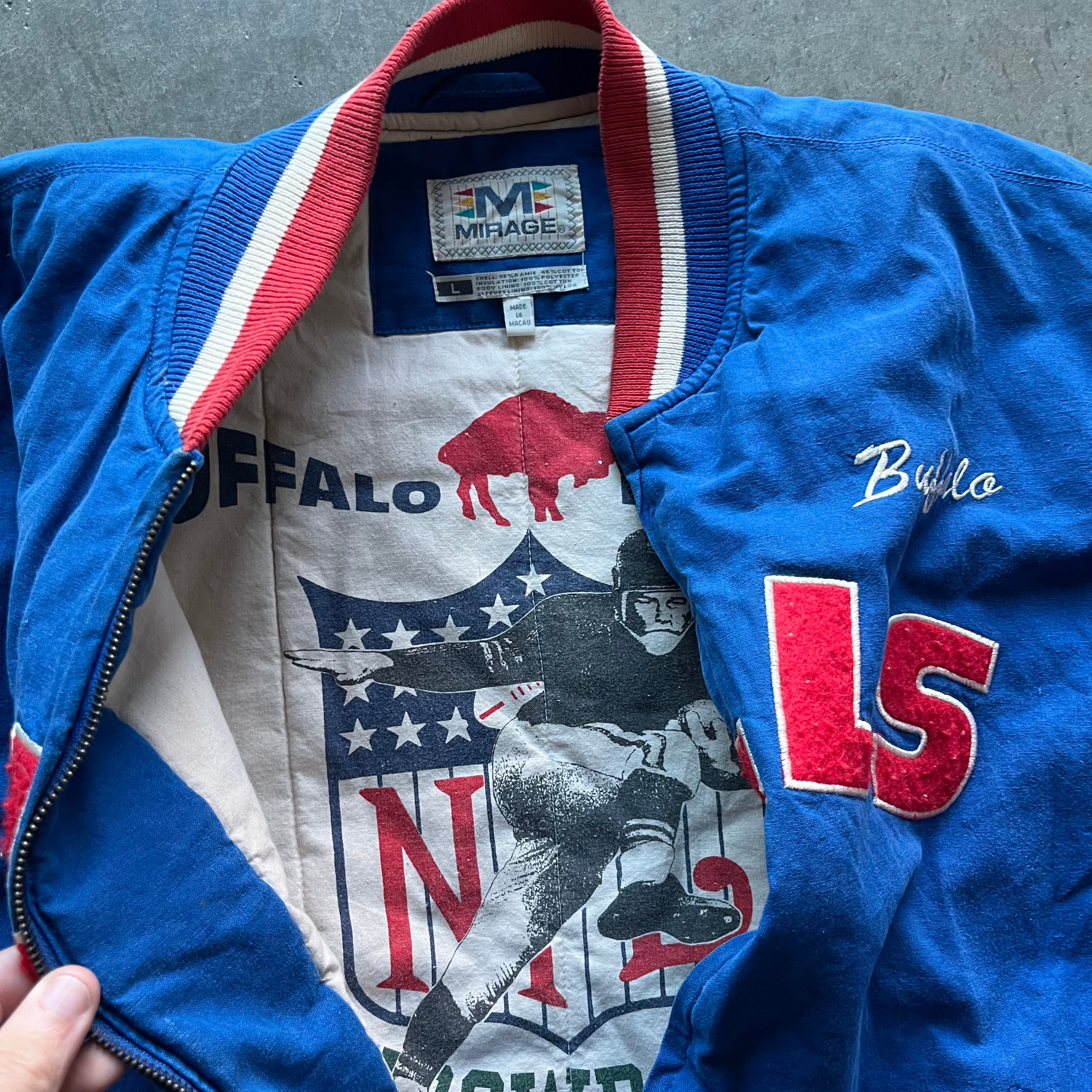 L 90s Buffalo Bills Mirage Jacket