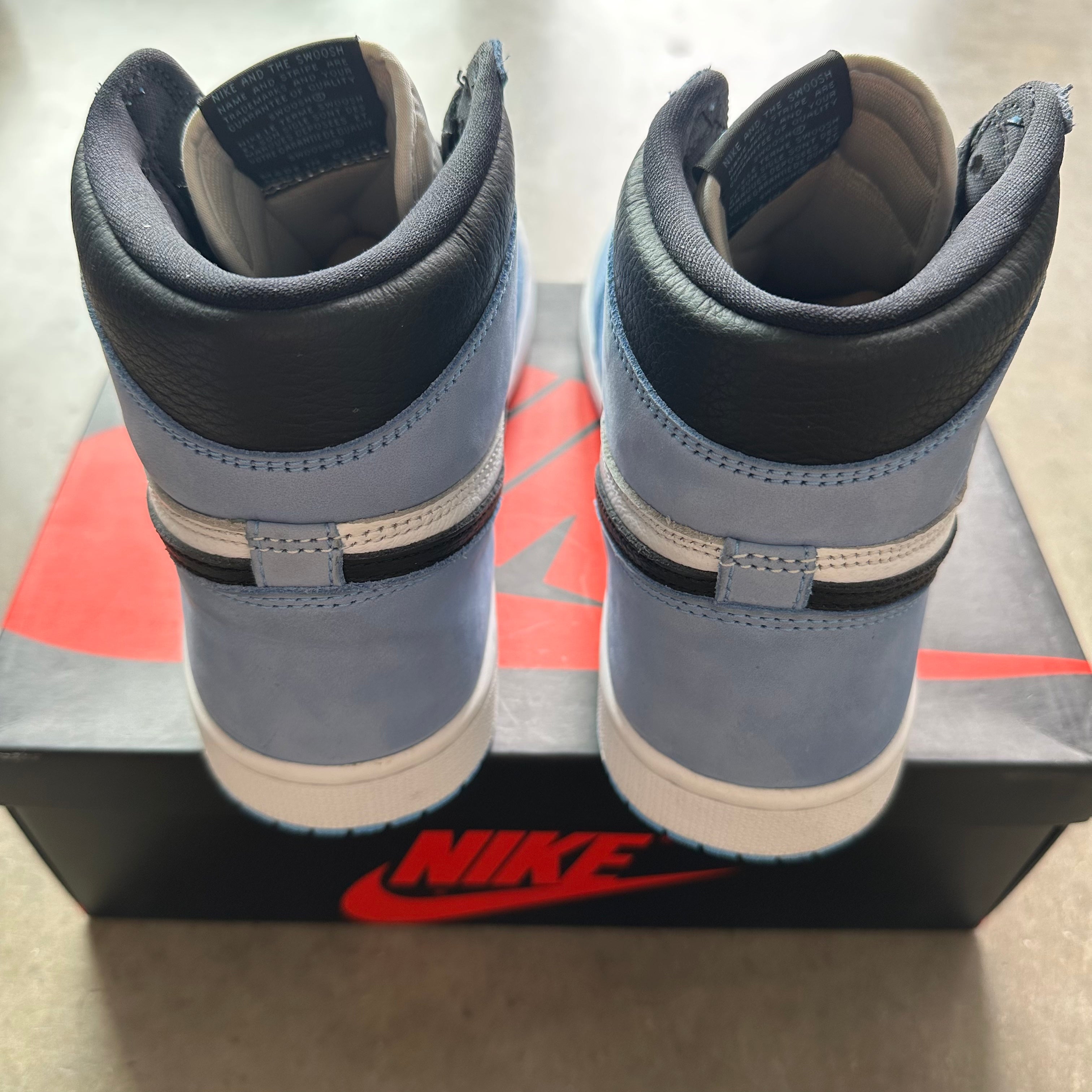 9.5 Used Jordan 1 University Blue