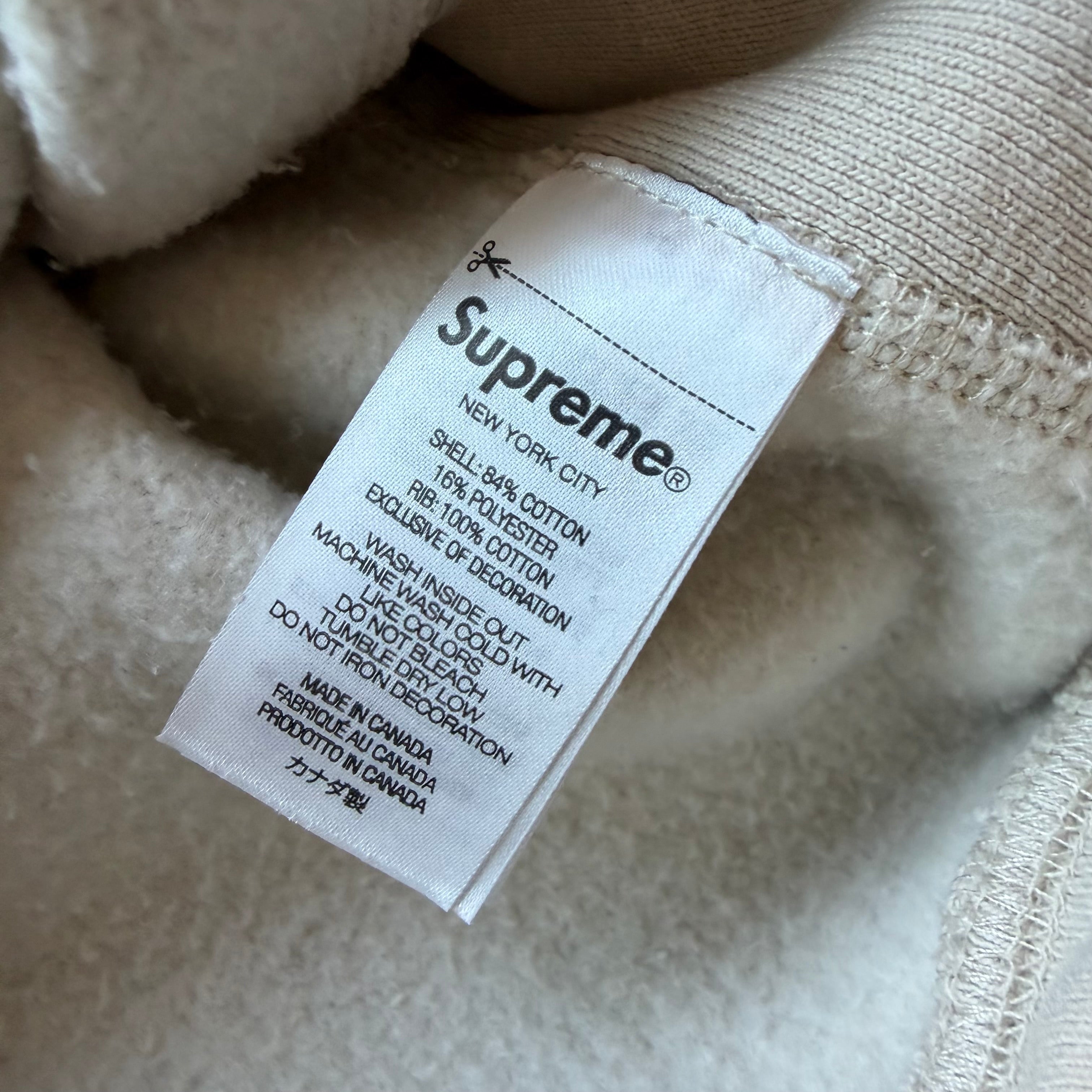 M Beige Supreme Box Logo