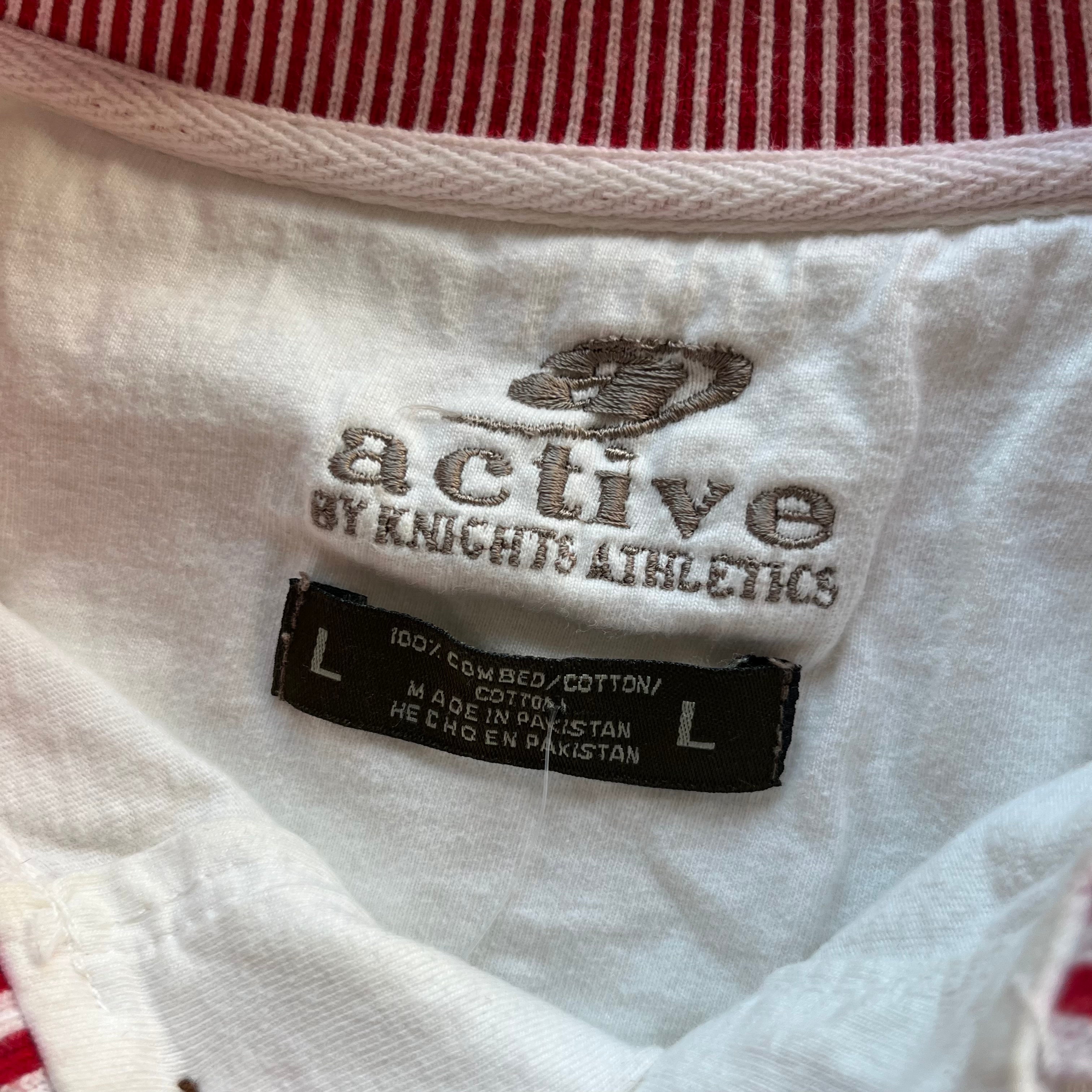 L 90s White Rangers Polo