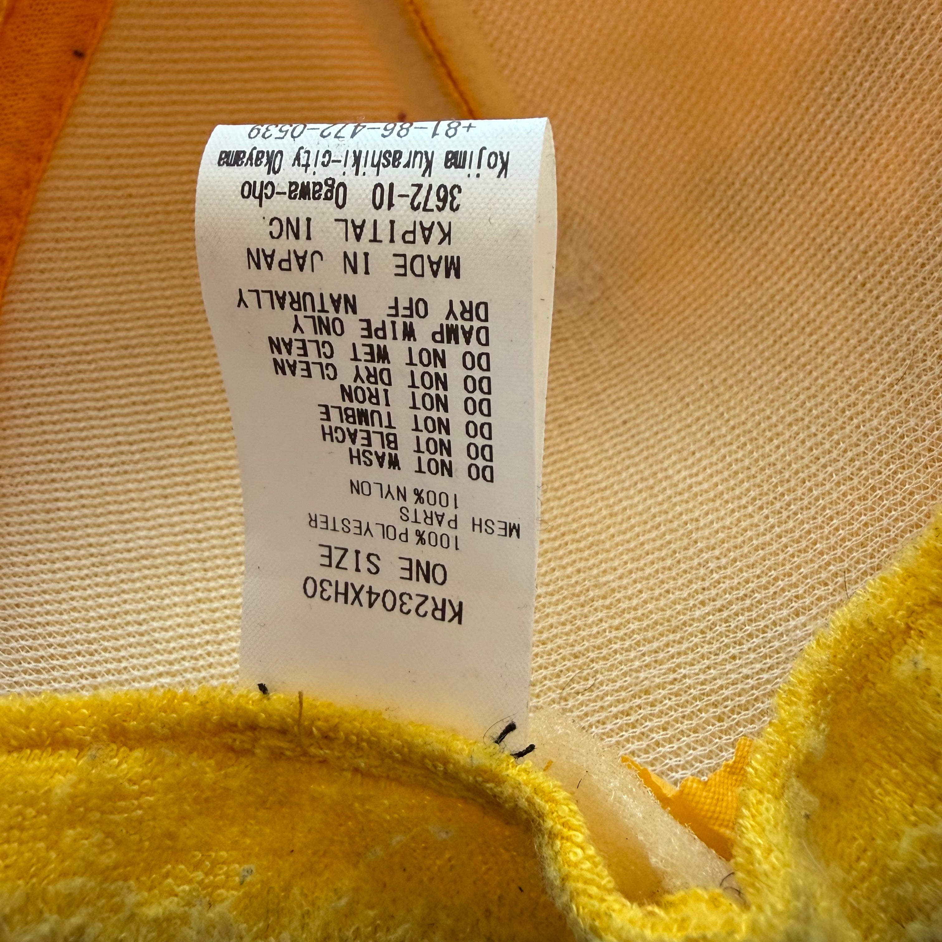 Kapital Kountry Dirty Laundry Hat Yellow