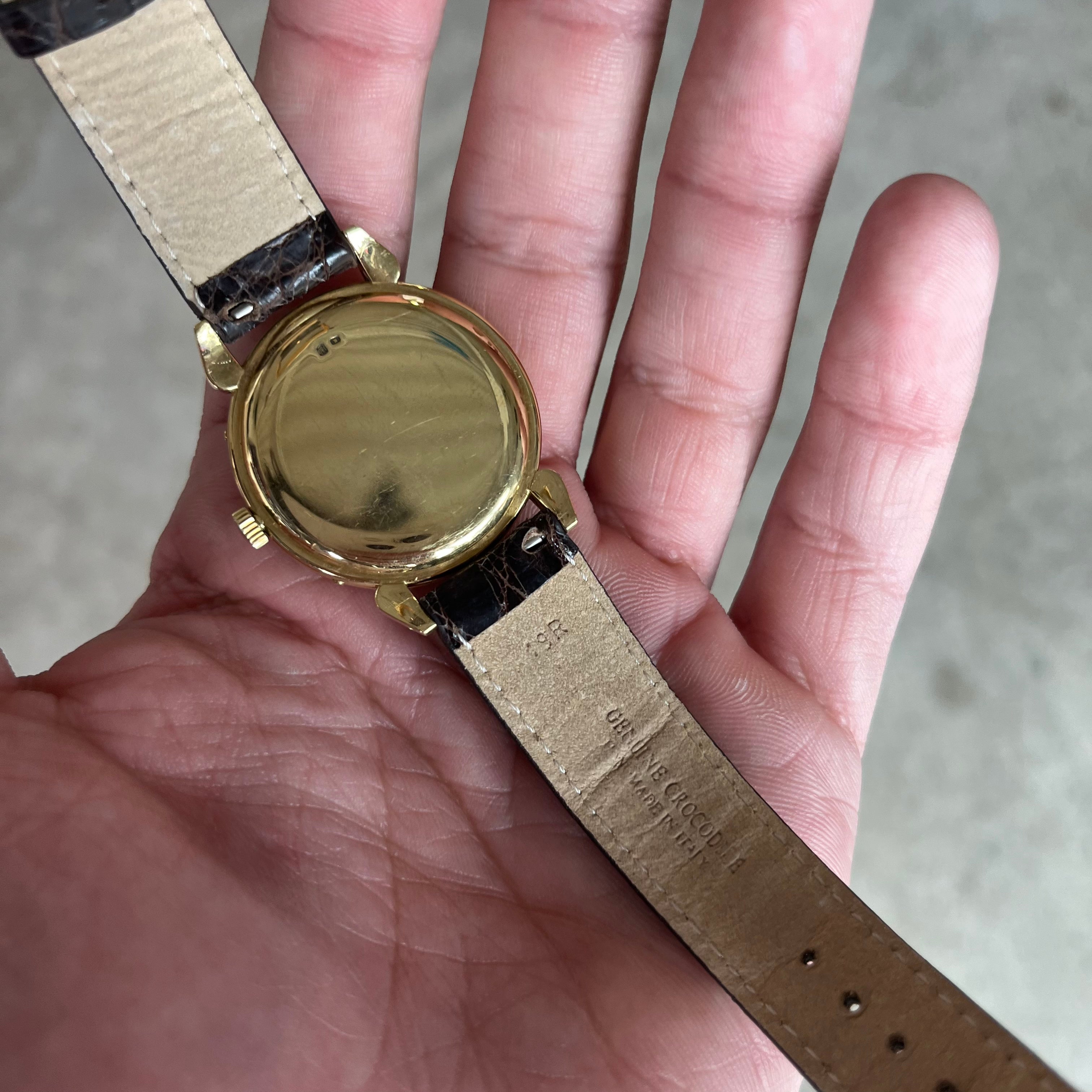 Yellow Gold Movado Triple Calendar c. 1960