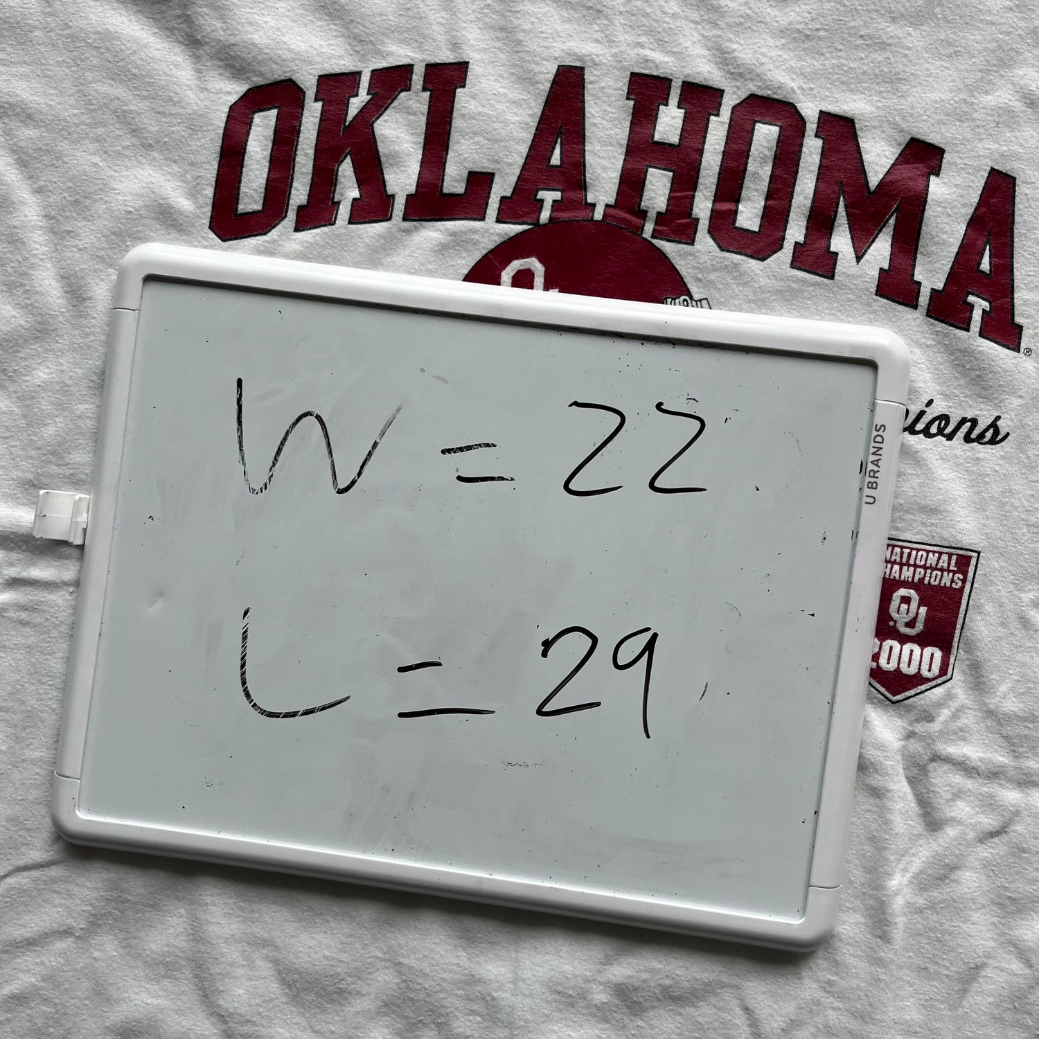 XL 00s Oklahoma Sooners Tee