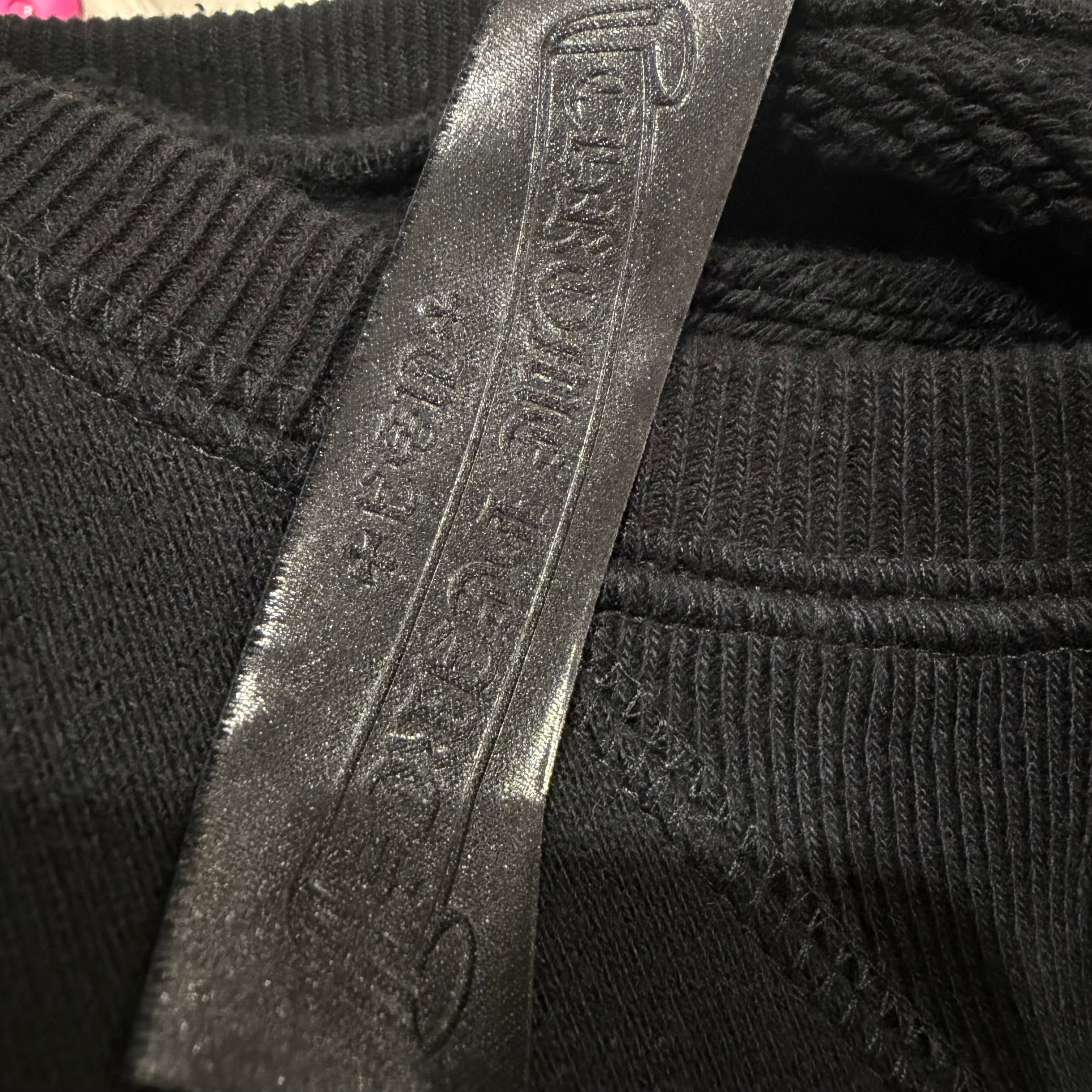 XL Chrome Hearts Nylon Patch 7–11 Crewneck Black