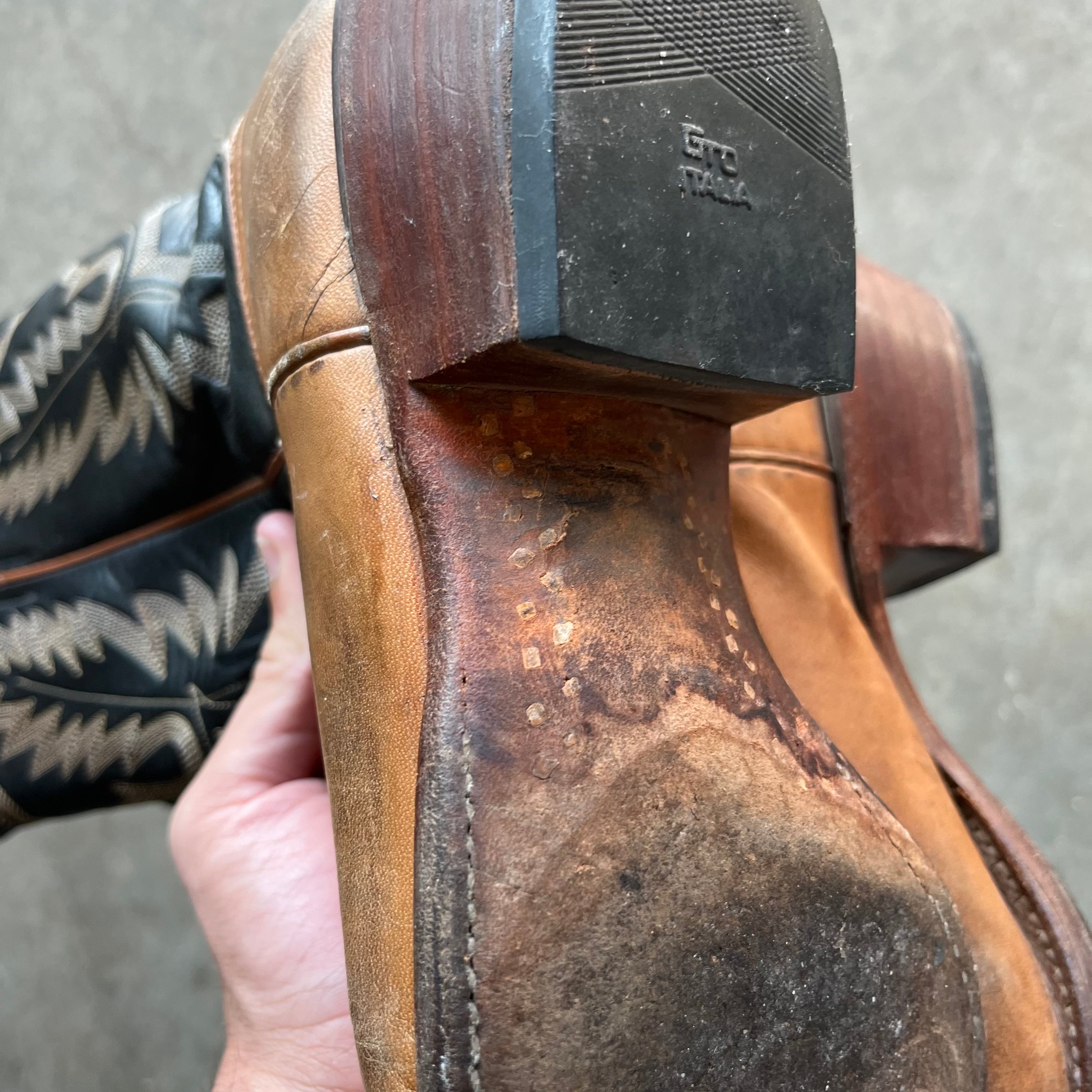 9 Used Vintage Lucchese Boots