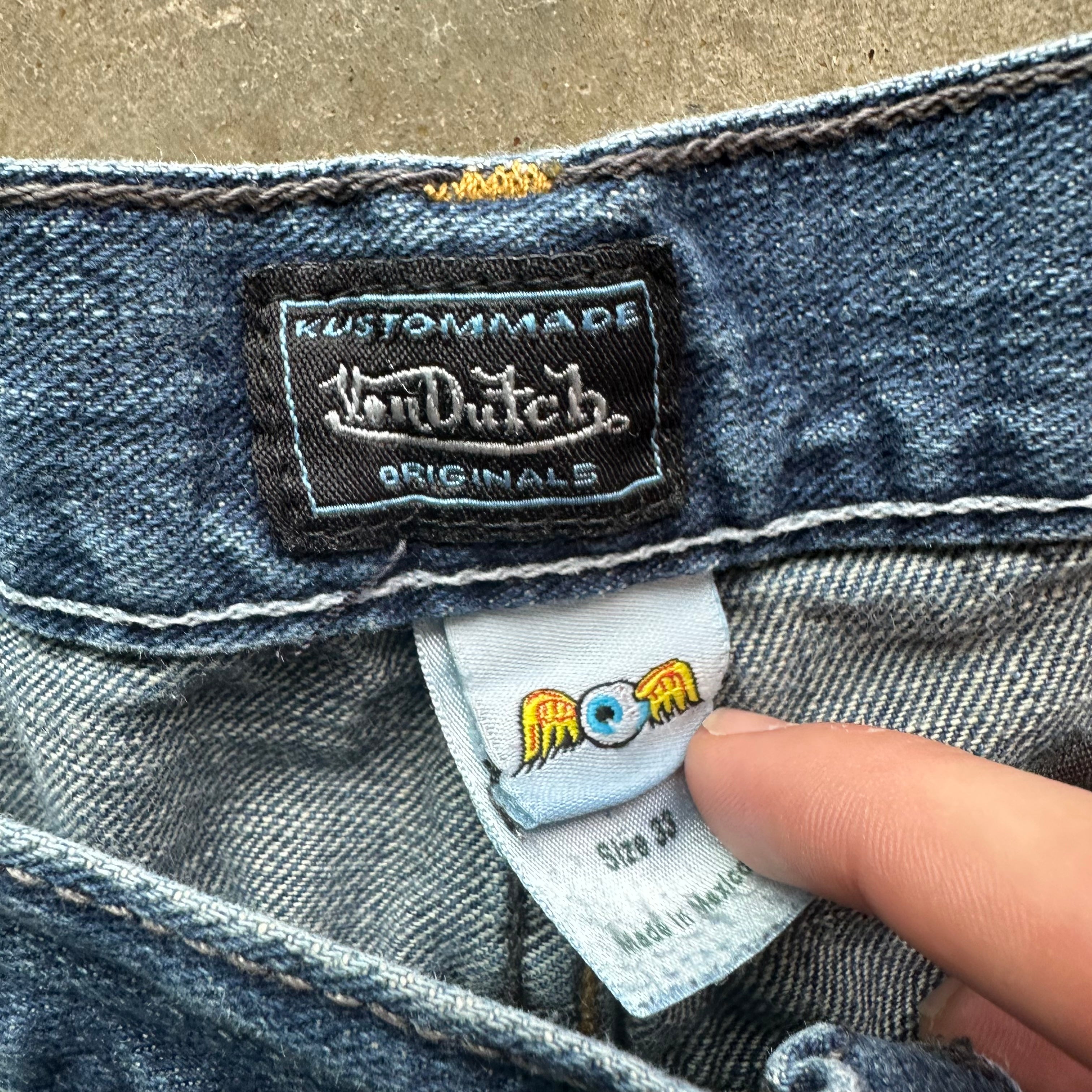 33x33 Y2K Von Dutch Jeans