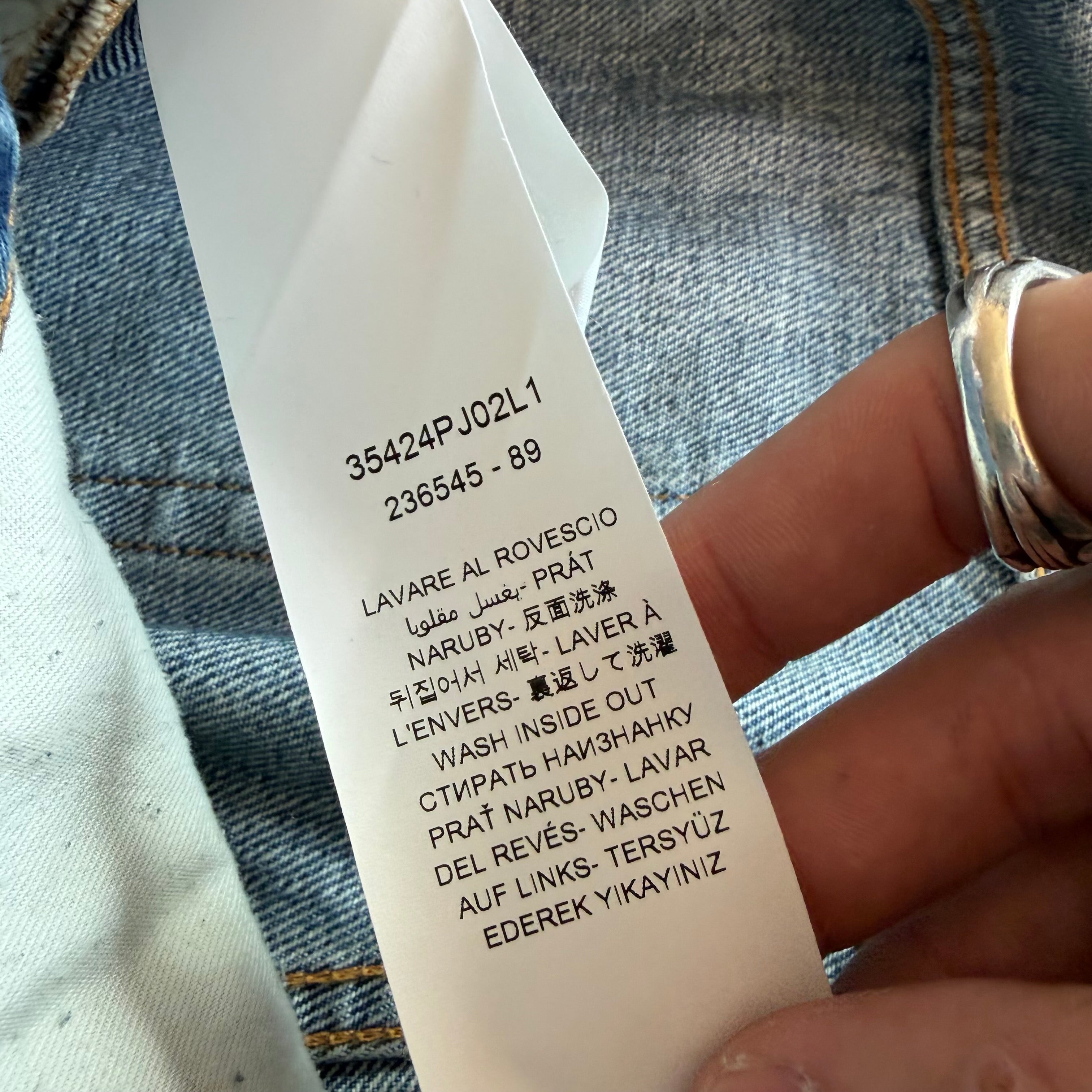34x37 New 424 Lightwash Denim