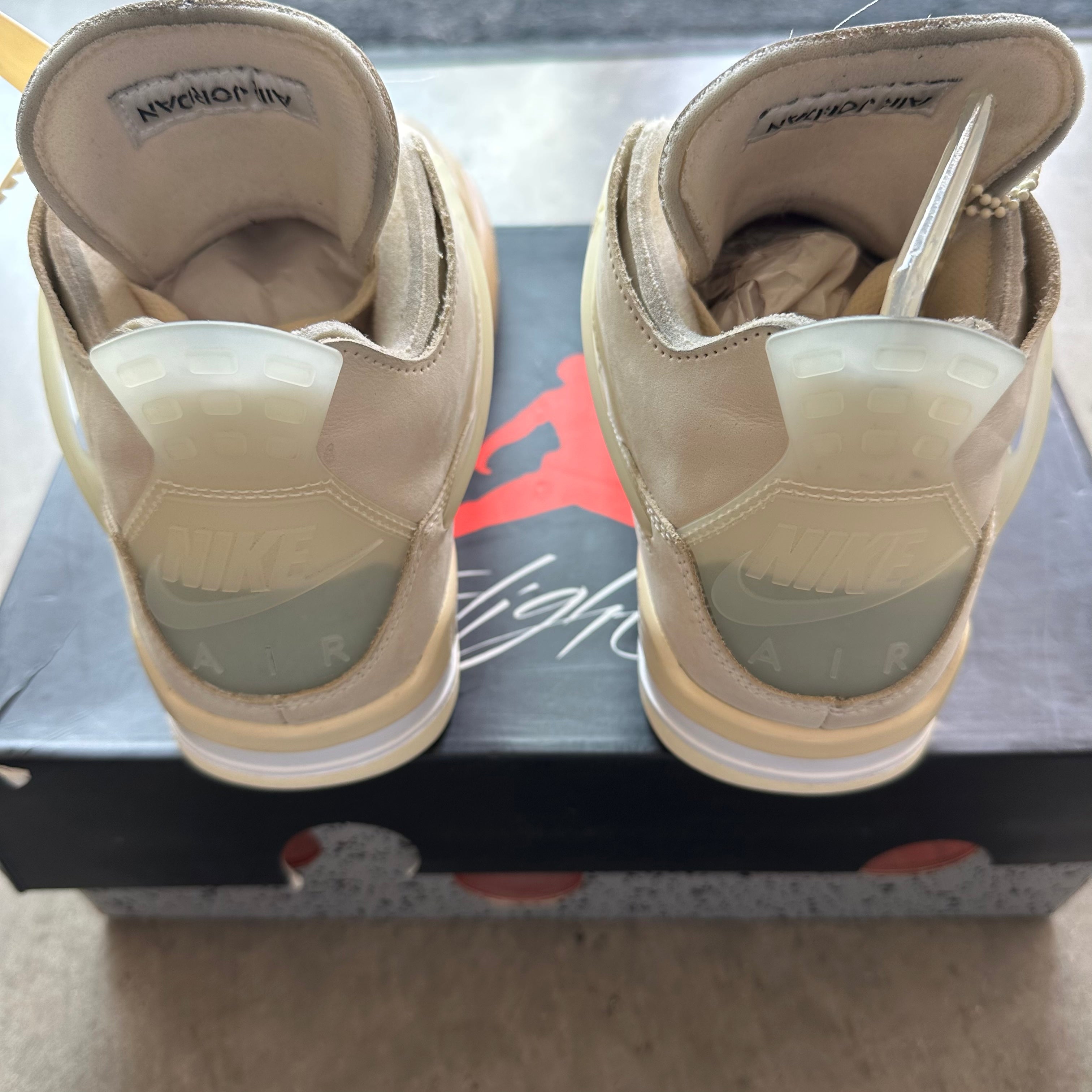 7.5 Used Jordan 4 Off White