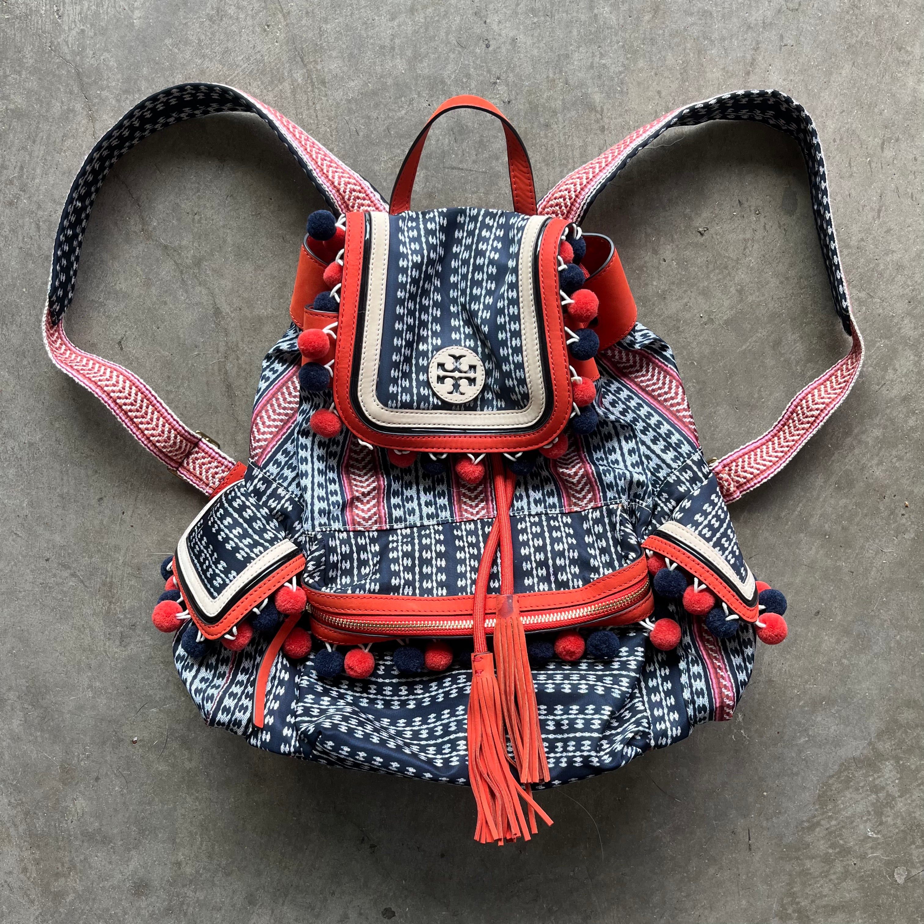 Tory Burch Pom Pom Scout Backpack