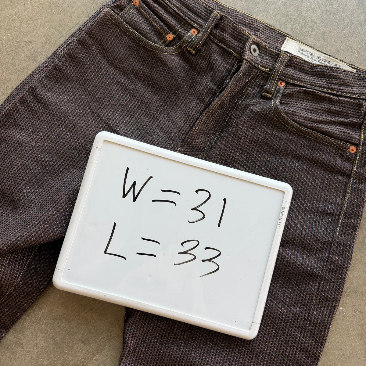 31x33 Kapital Century 5P Monkey Cisco Denim