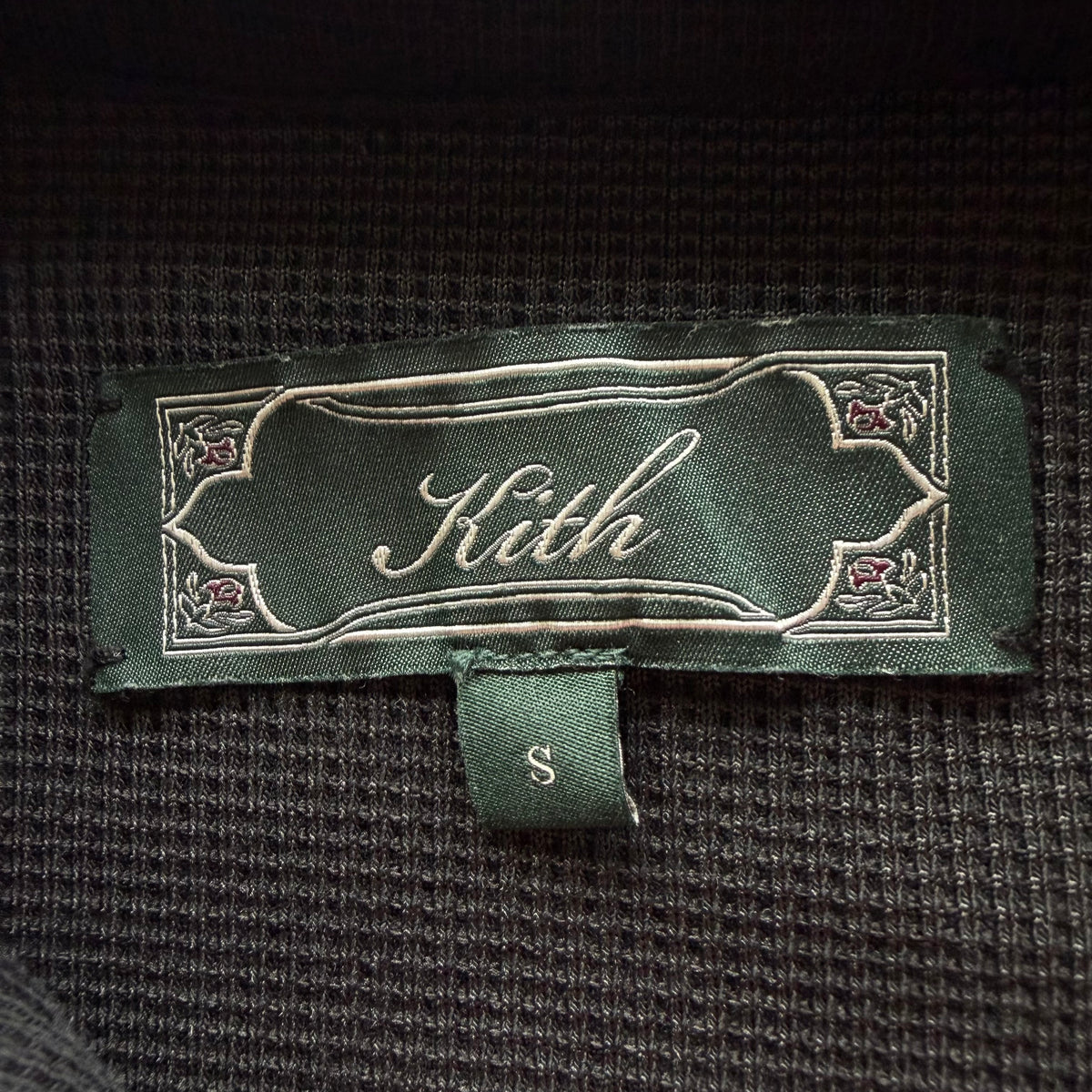 S Kith Micro Waffle Drew Polo