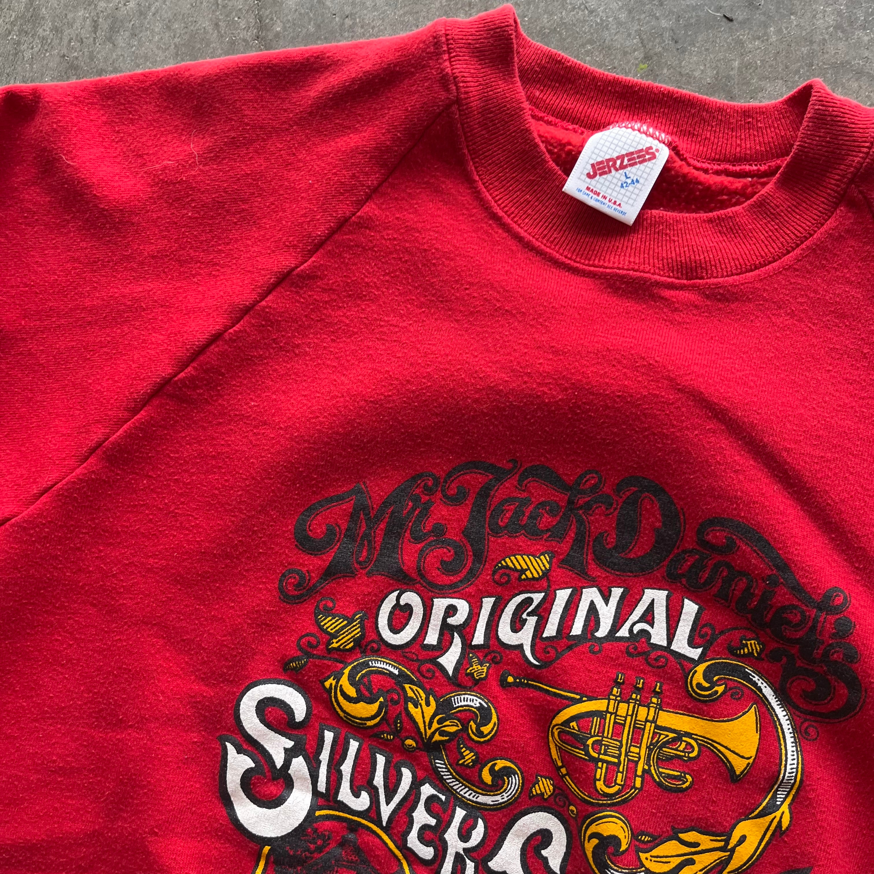 L 80s Jack Daniels Band Crewneck