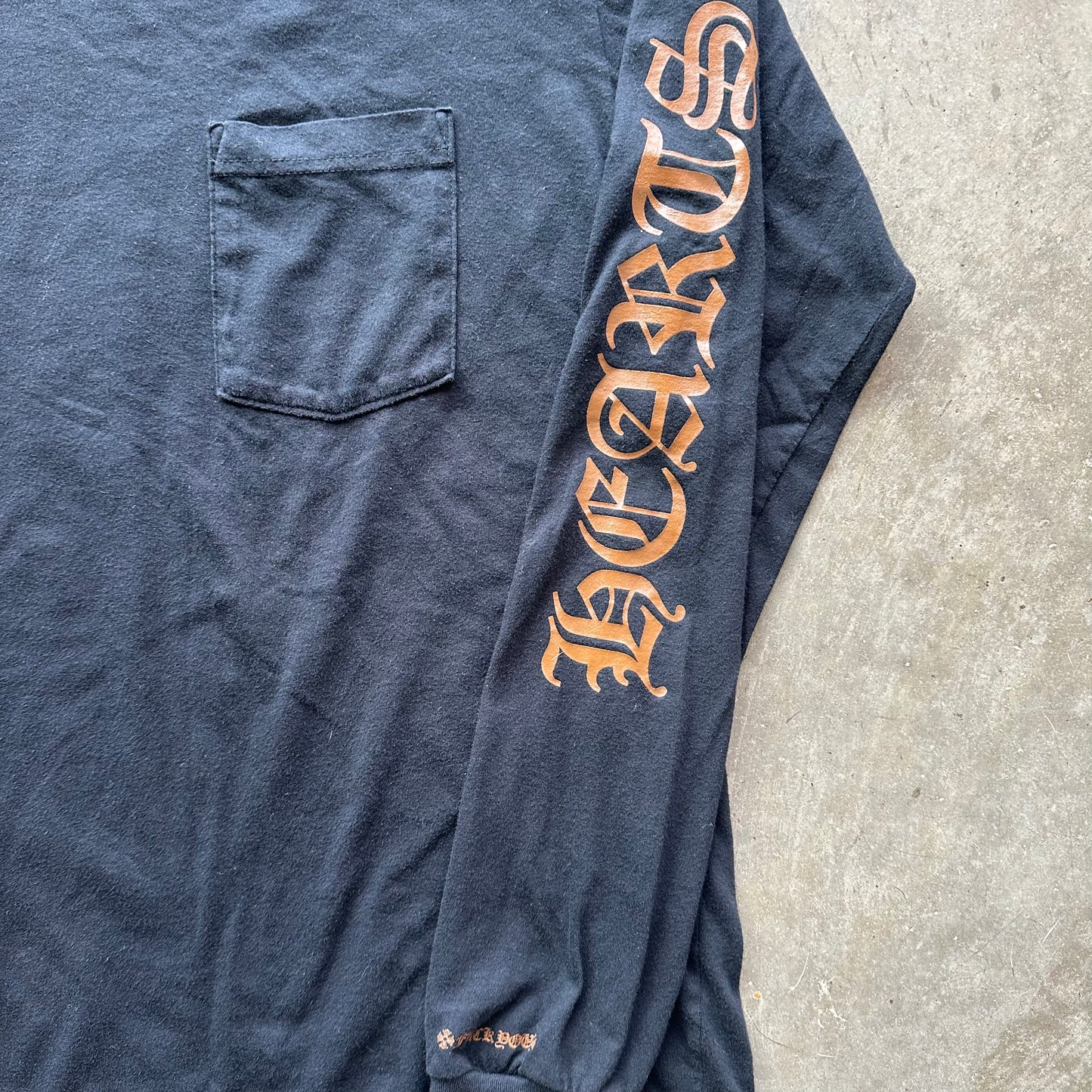XL Chrome Hearts Brown Scroll Longsleeve