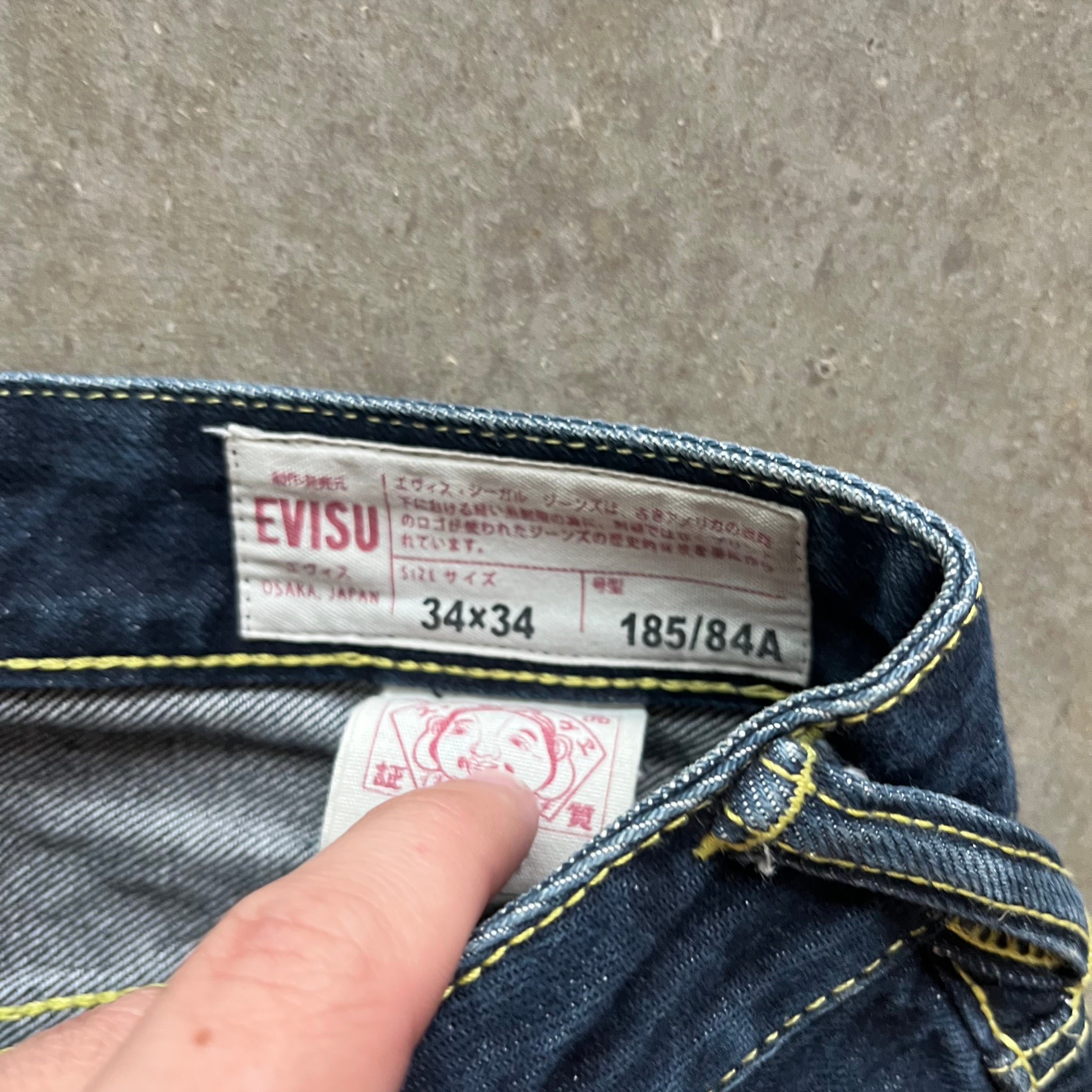 34x32 00s Evisu Genes Jeans