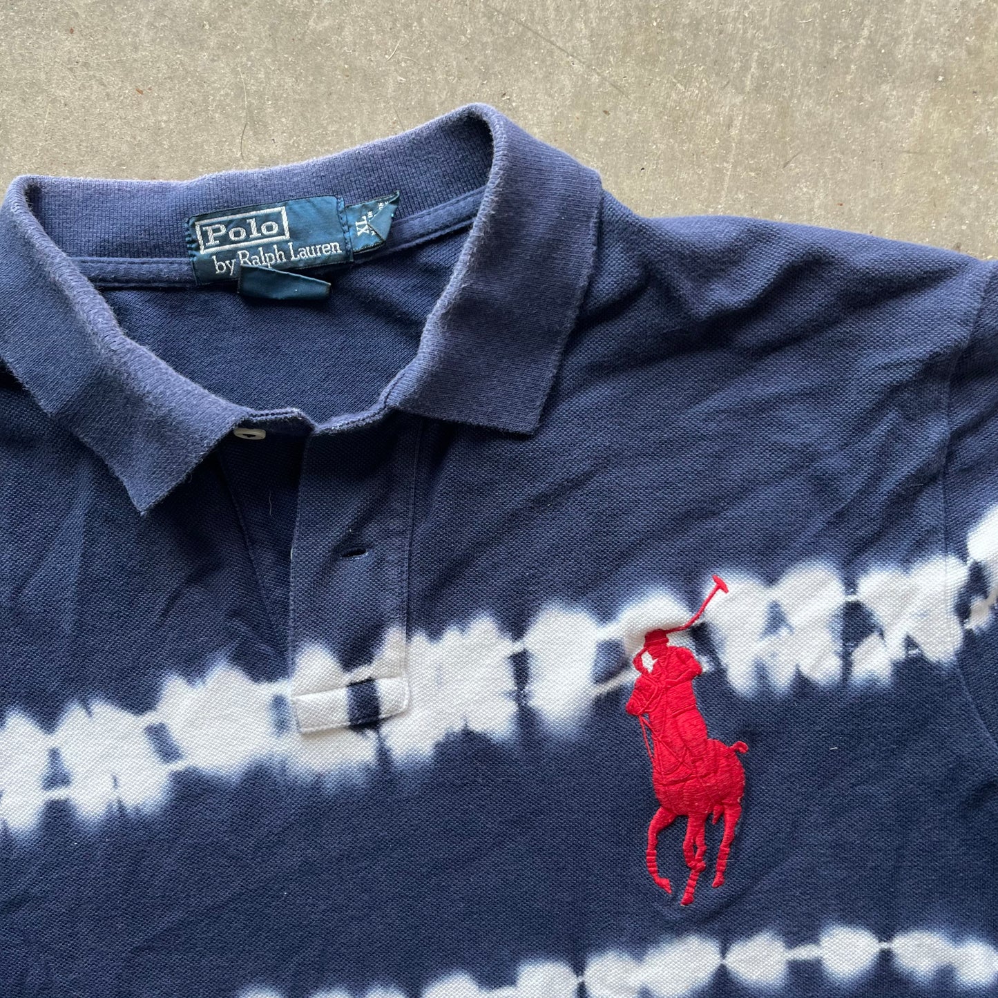 XL 00s Navy Polo Shirt