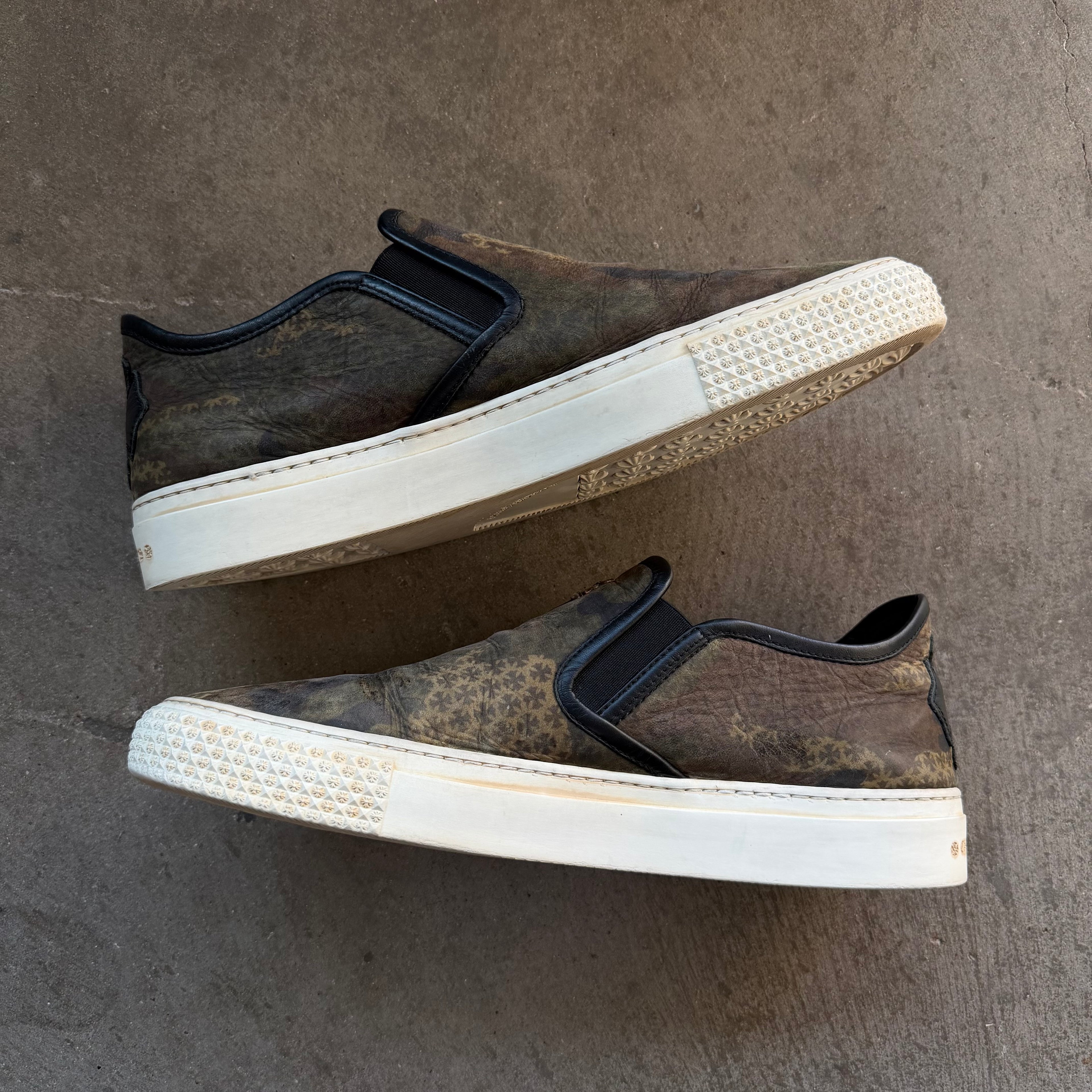 8 Used Chrome Hearts Dagger Slip On Sneaker