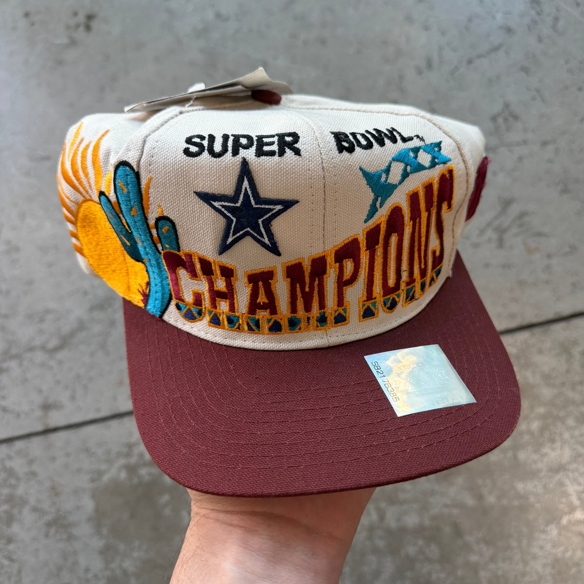 Brand New 90s Cowboys Super Bowl Hat