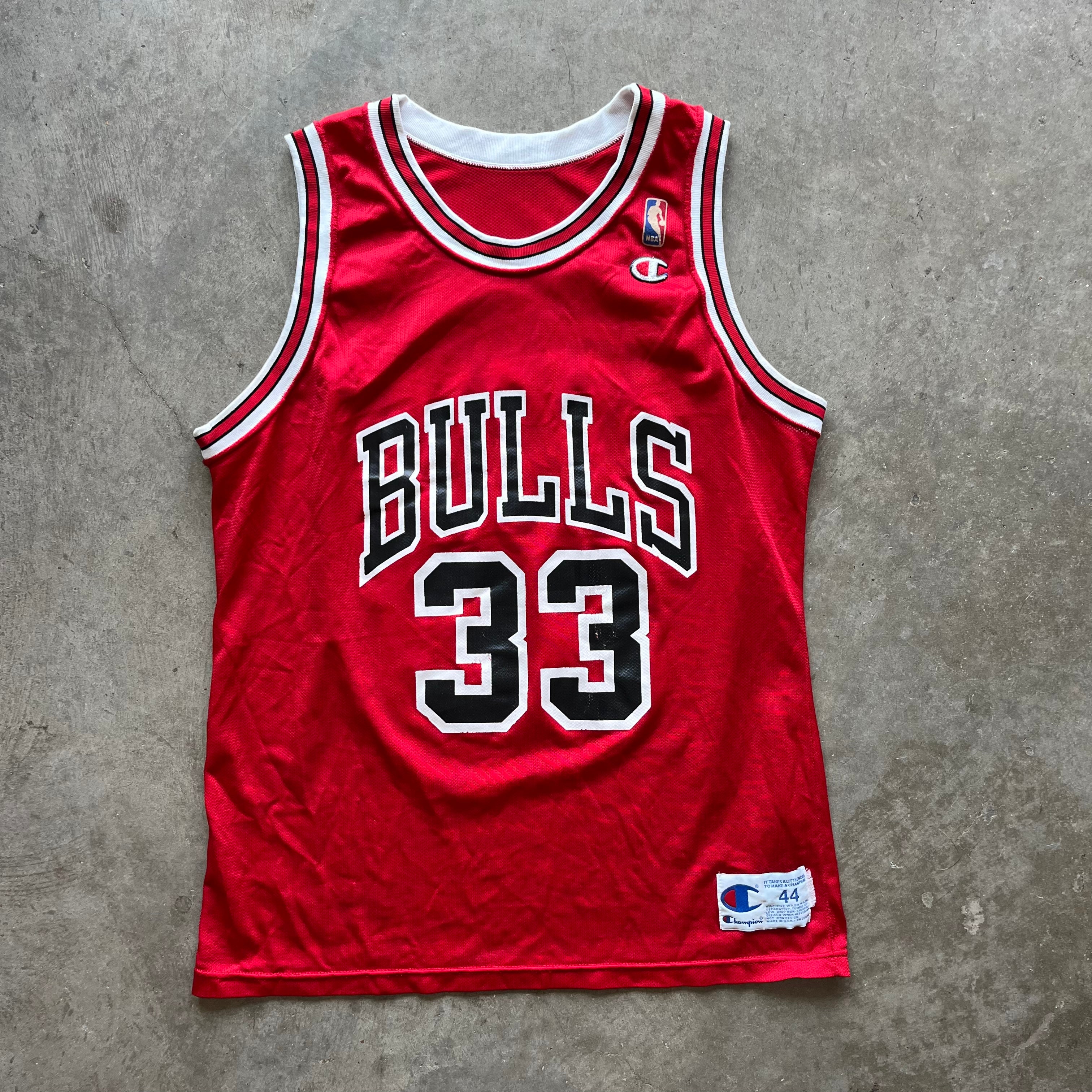 L 90s Pippen Bulls Jersey