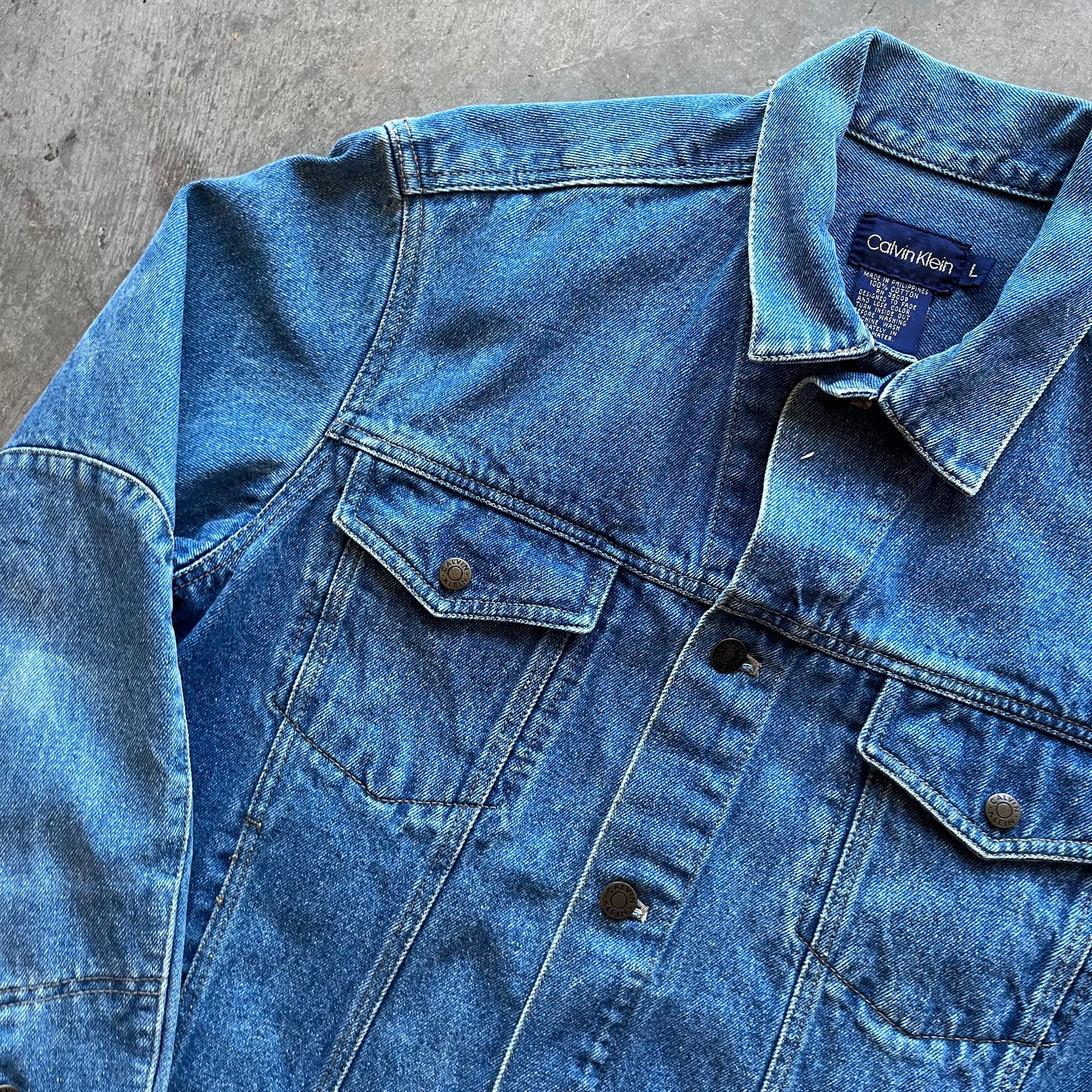 L 00s Calvin Klein Denim Jacket