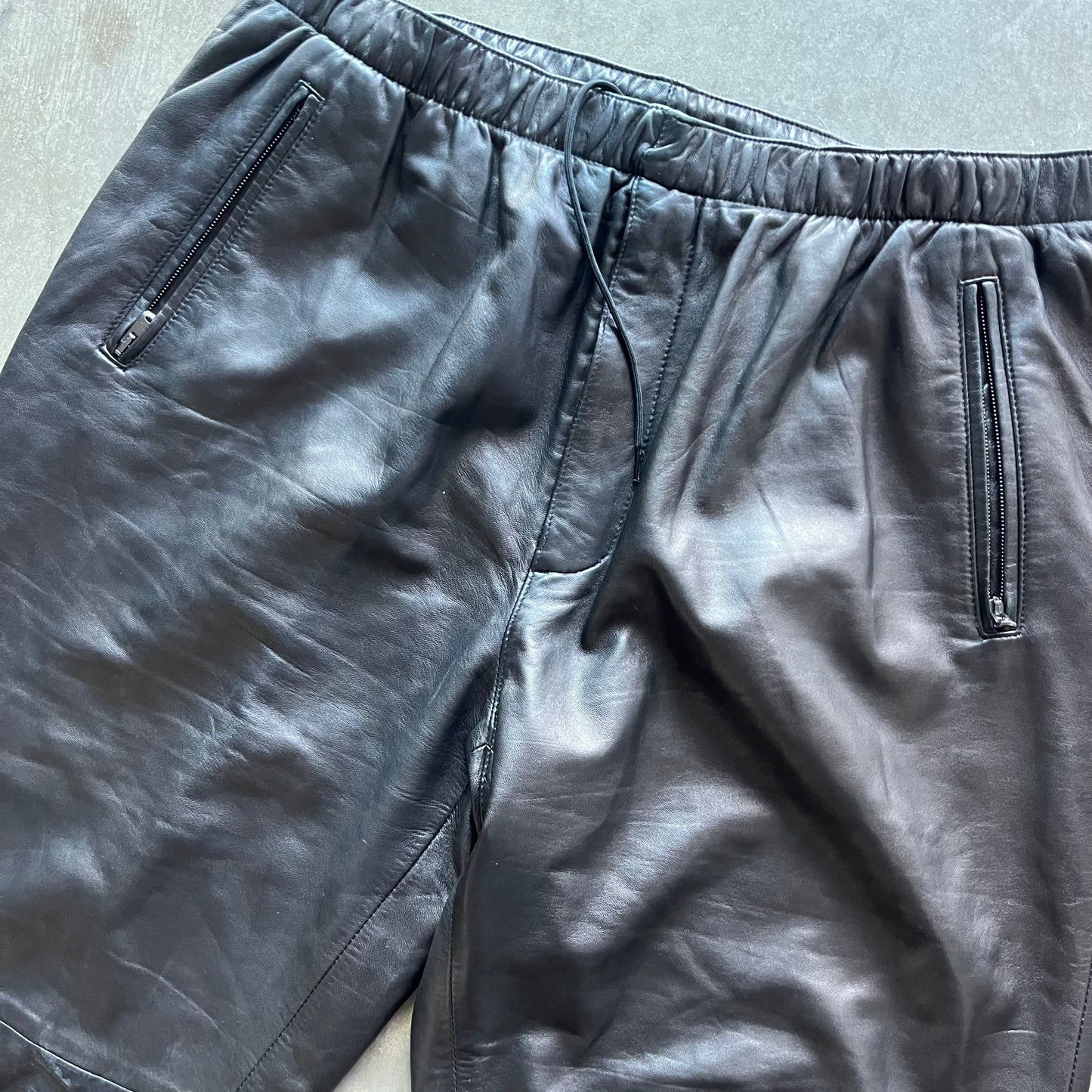 XL 90s Leather Polo Sport Pants