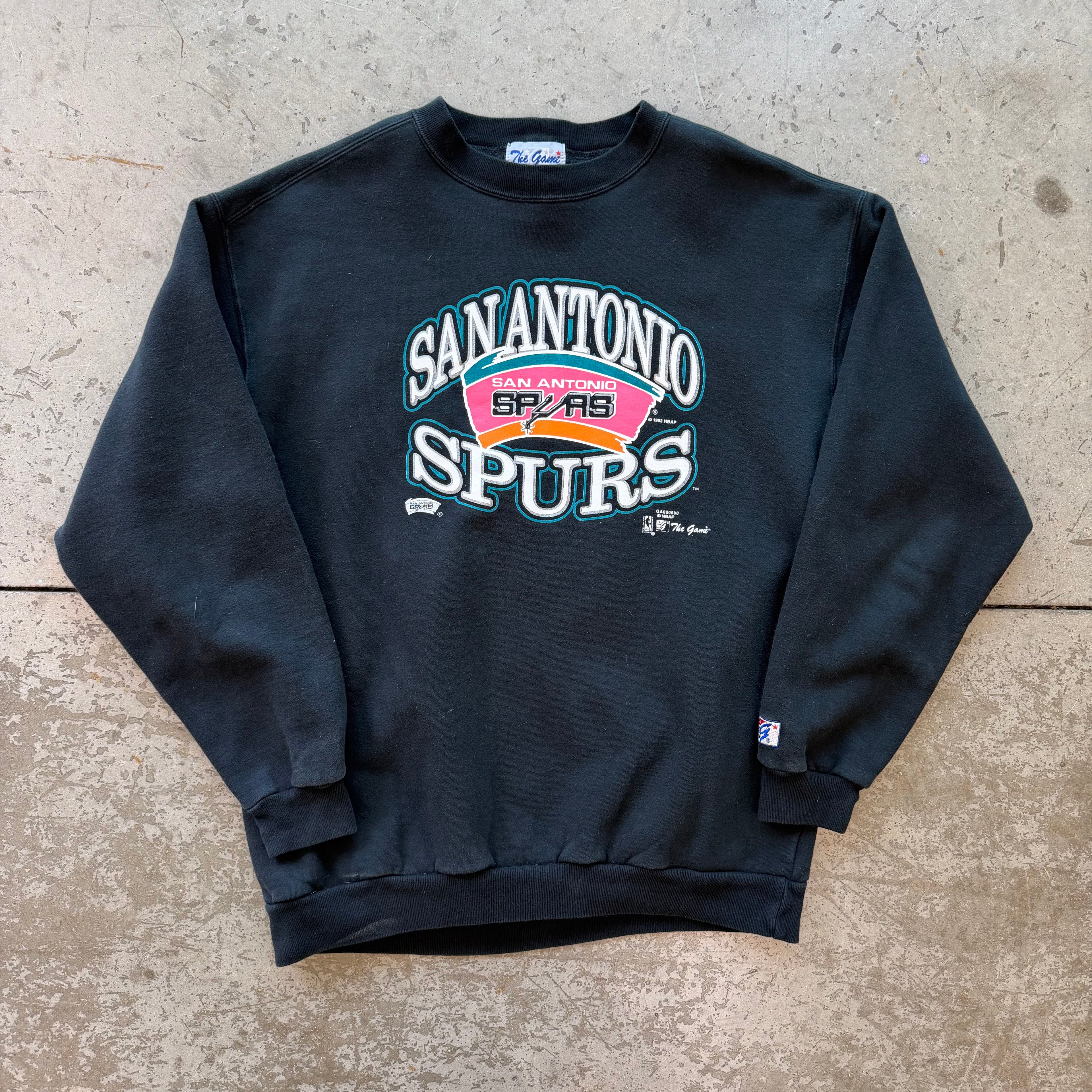 L 90s San Antonio Spurs Crewneck