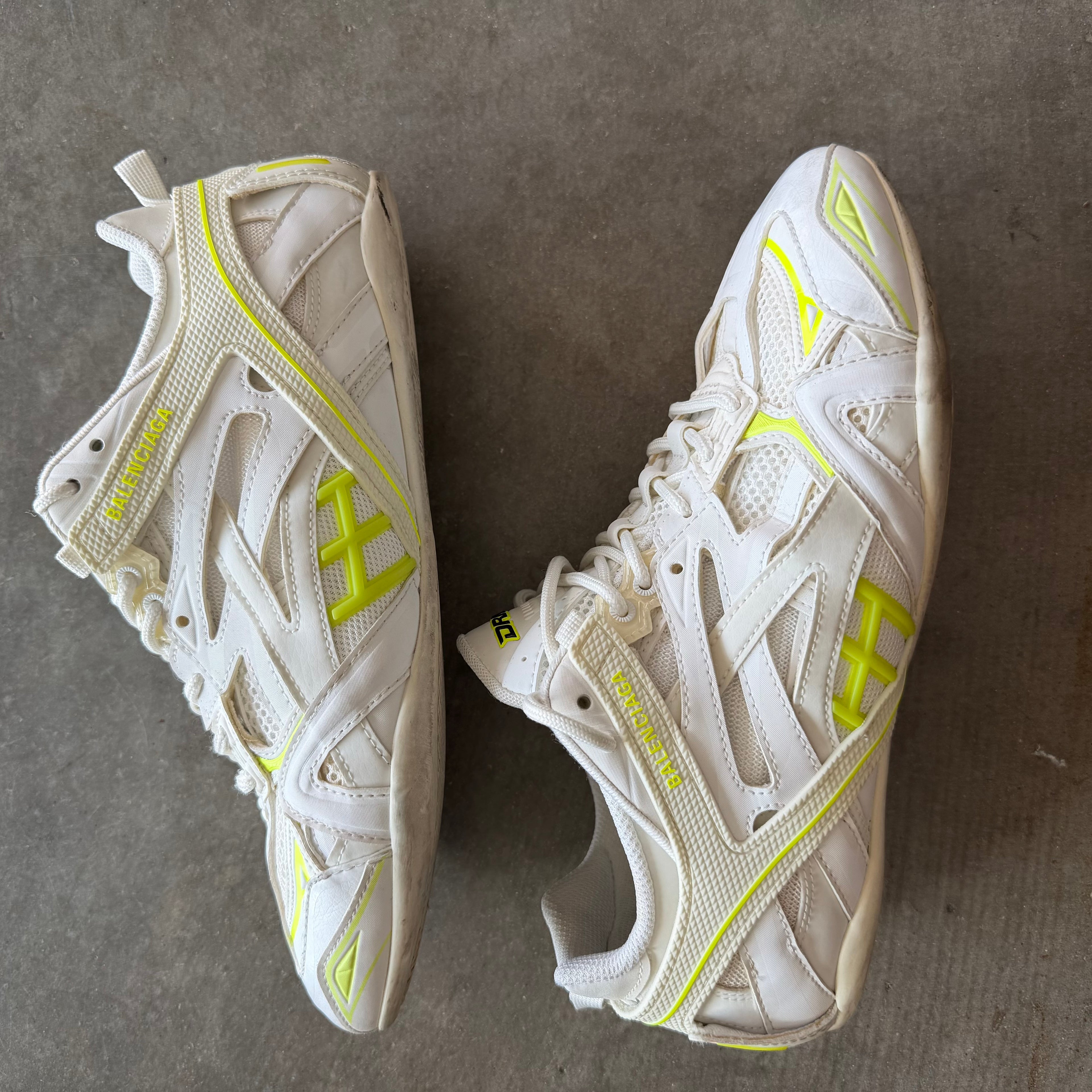 8 Balenciaga Drive Sneaker White Yellow