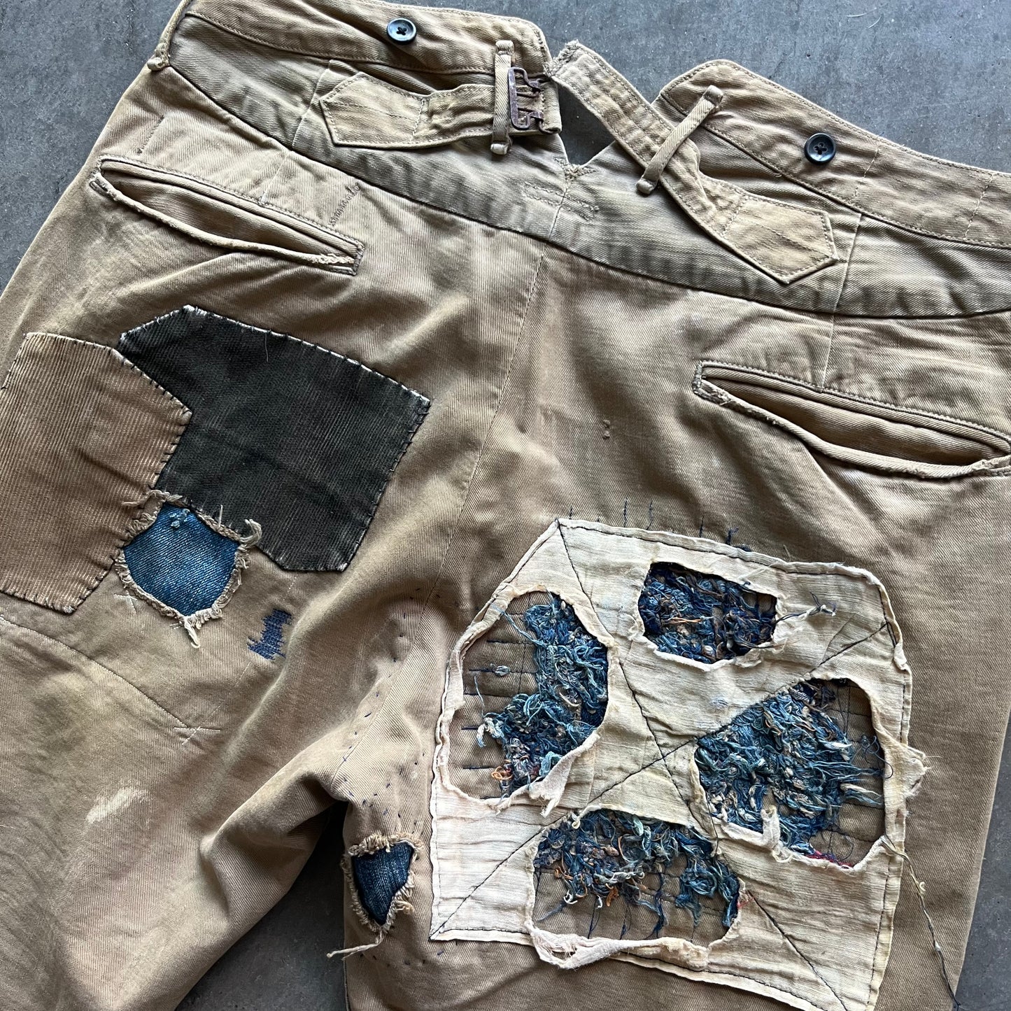 32x32 Kapital Buckle Back Pants
