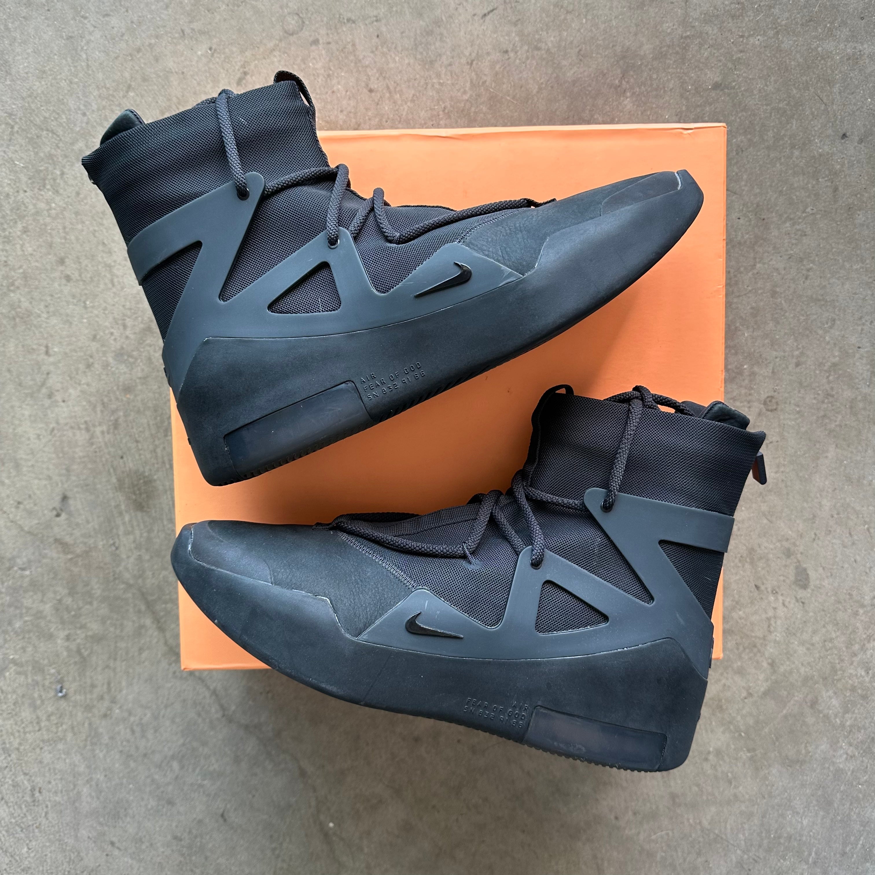 11.5 Used Nike Fear Of God Black