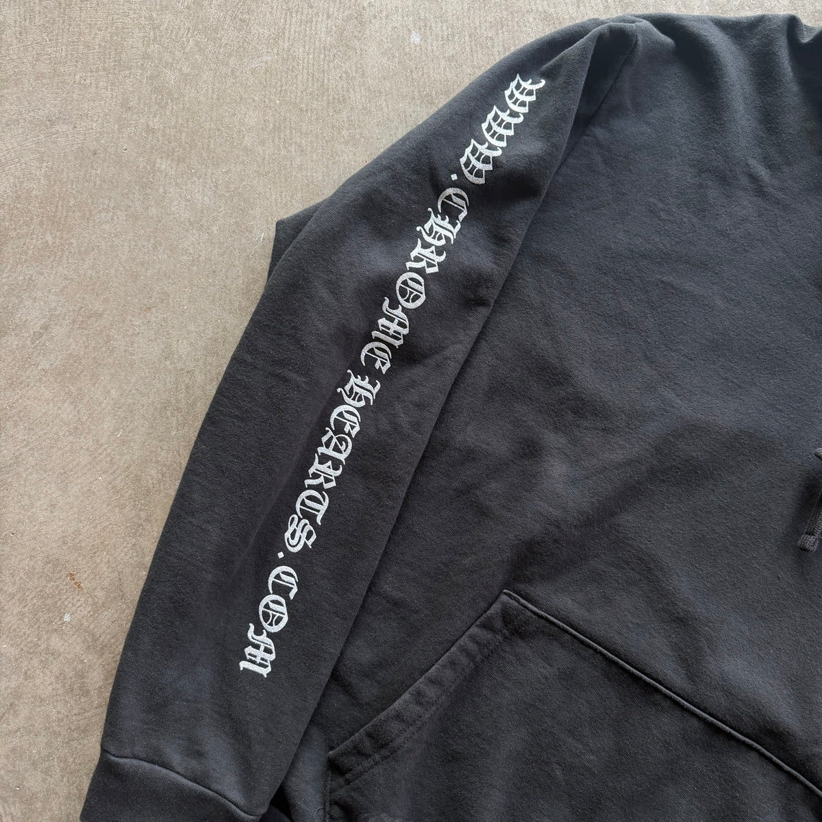 XXL Chrome Hearts Website Glitter Hoodie
