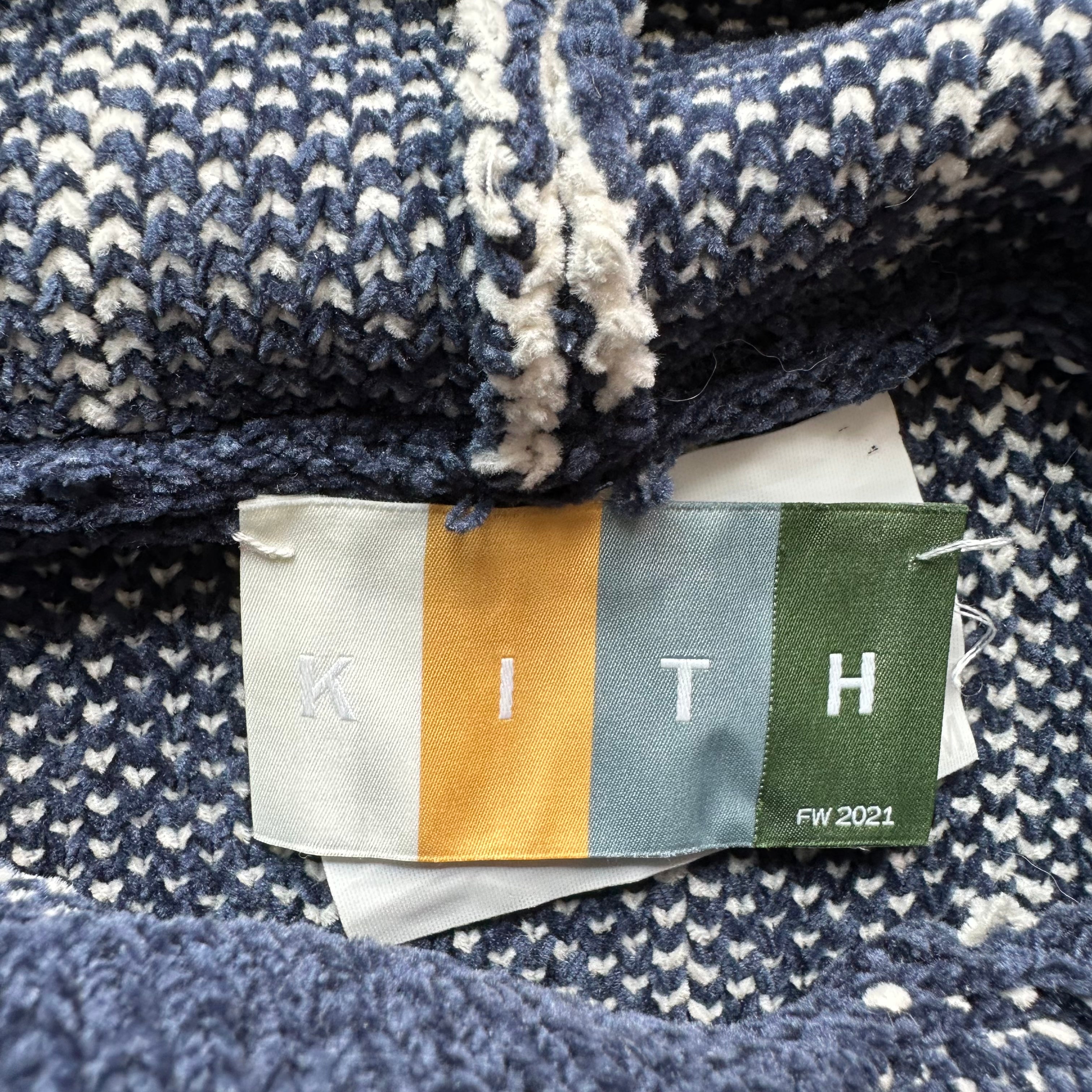 M Blue Kith Yankees Hoodie