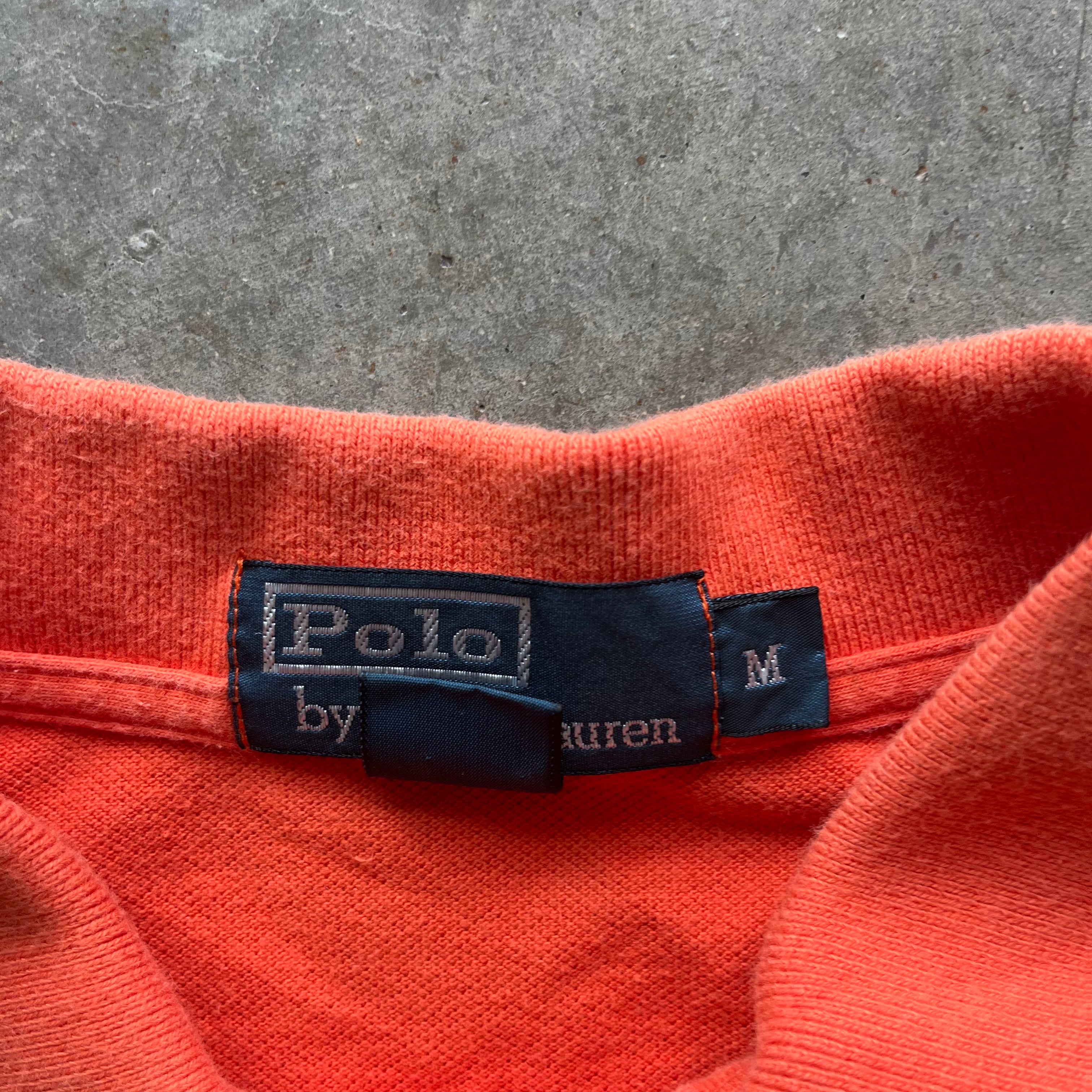 M Orange/Green Polo