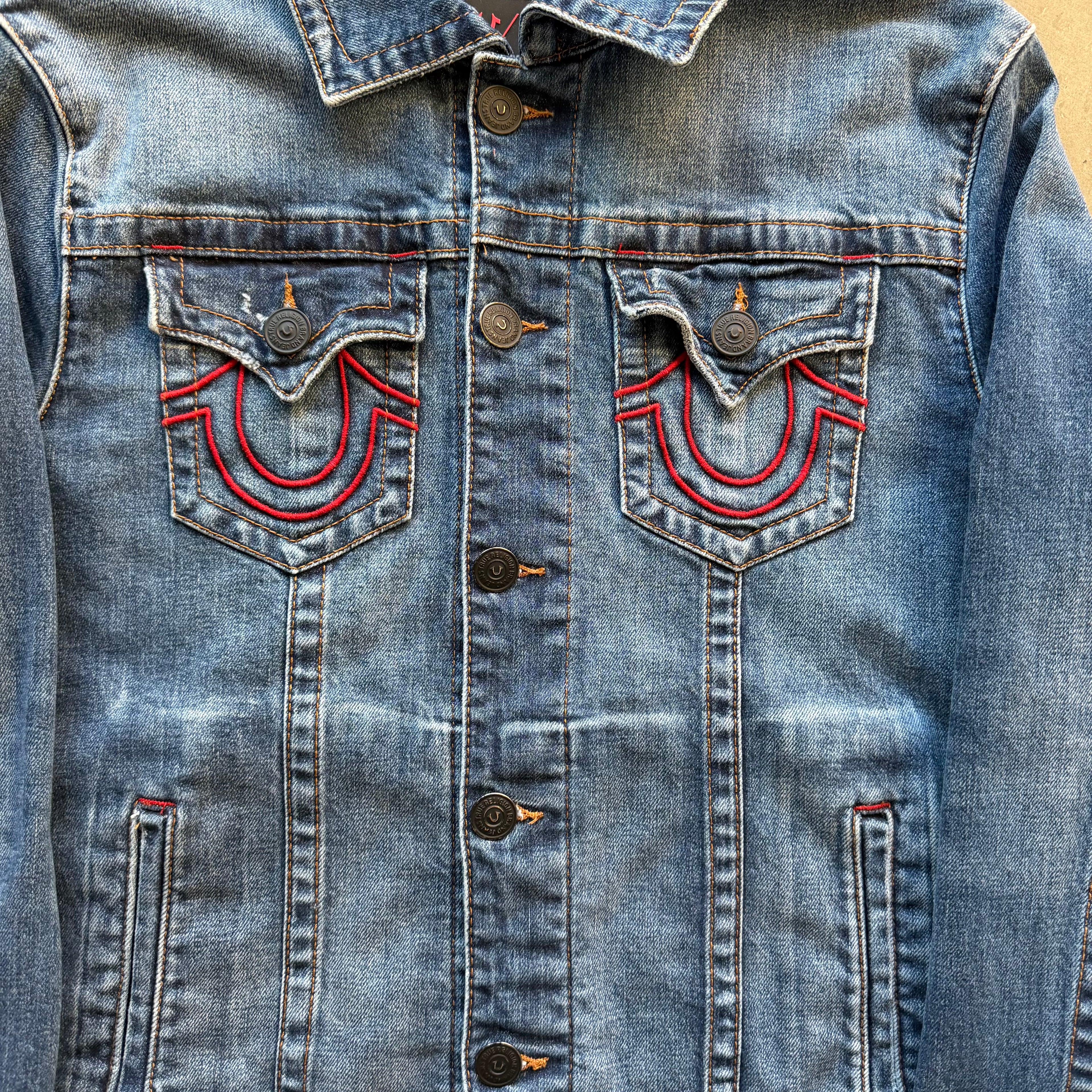 M True Religion Manchester United Denim Jacket