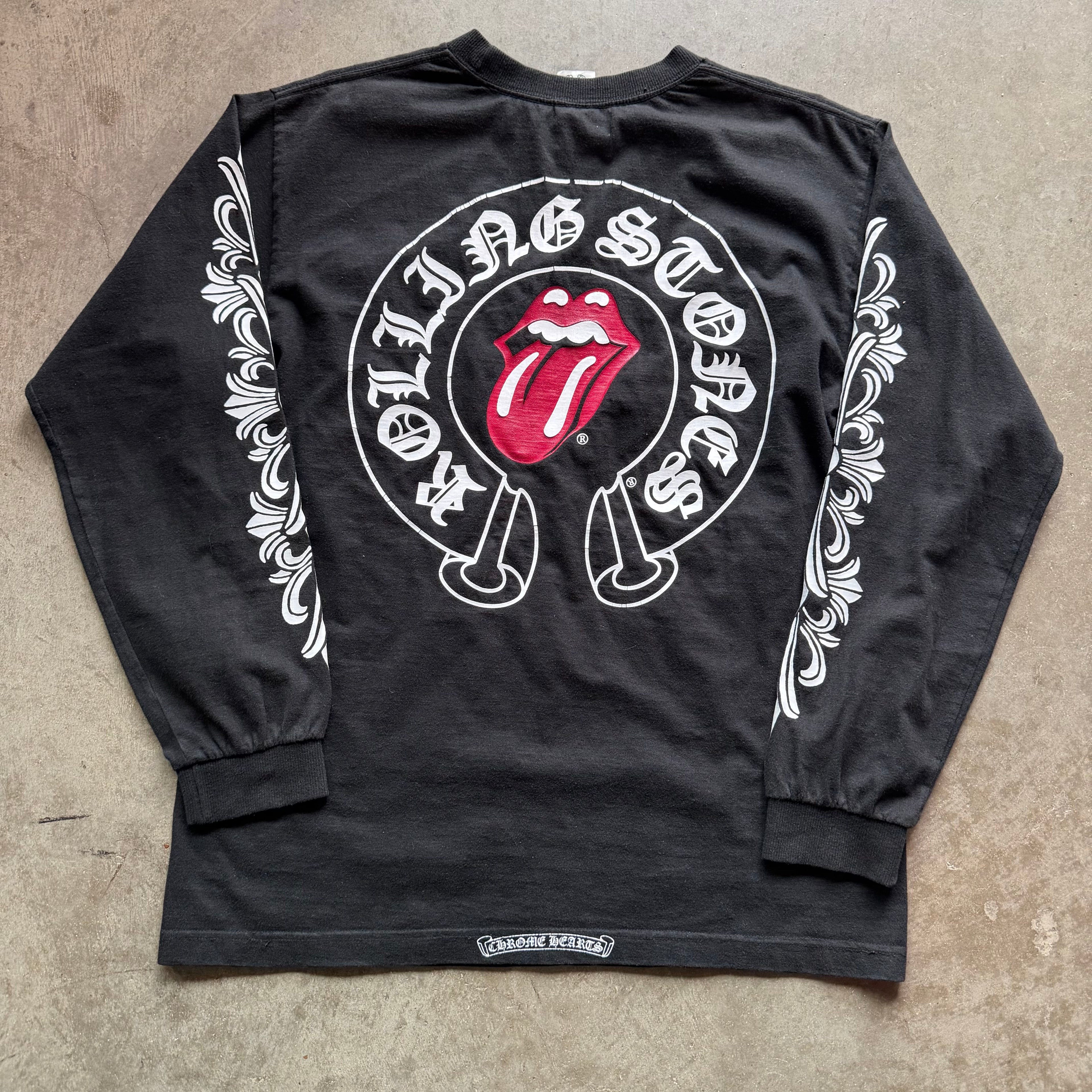 L Vintage Chrome Hearts Rolling Stones Longsleeve