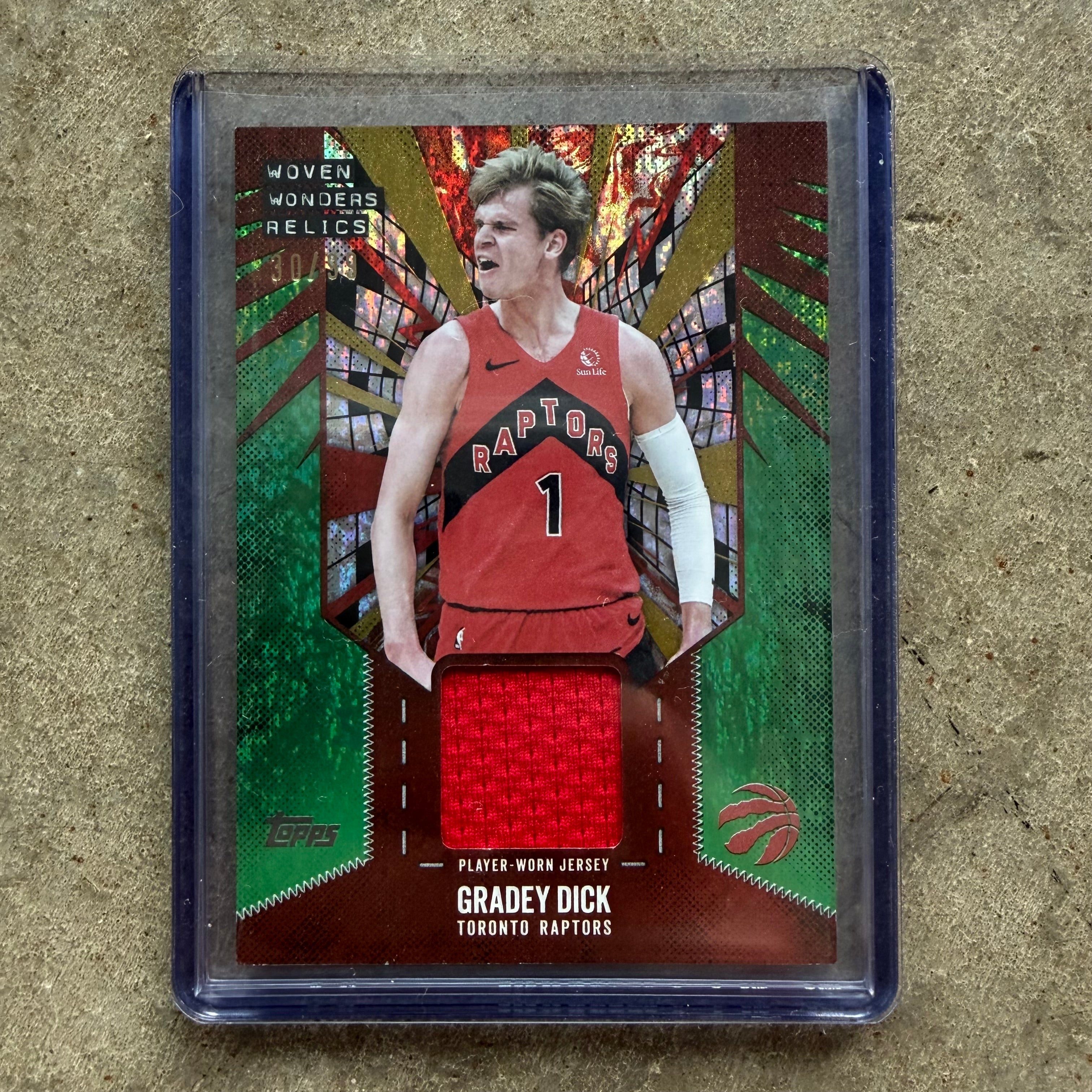 Grady Dick 2025 Topps Woven Wonders Relic Patch /99