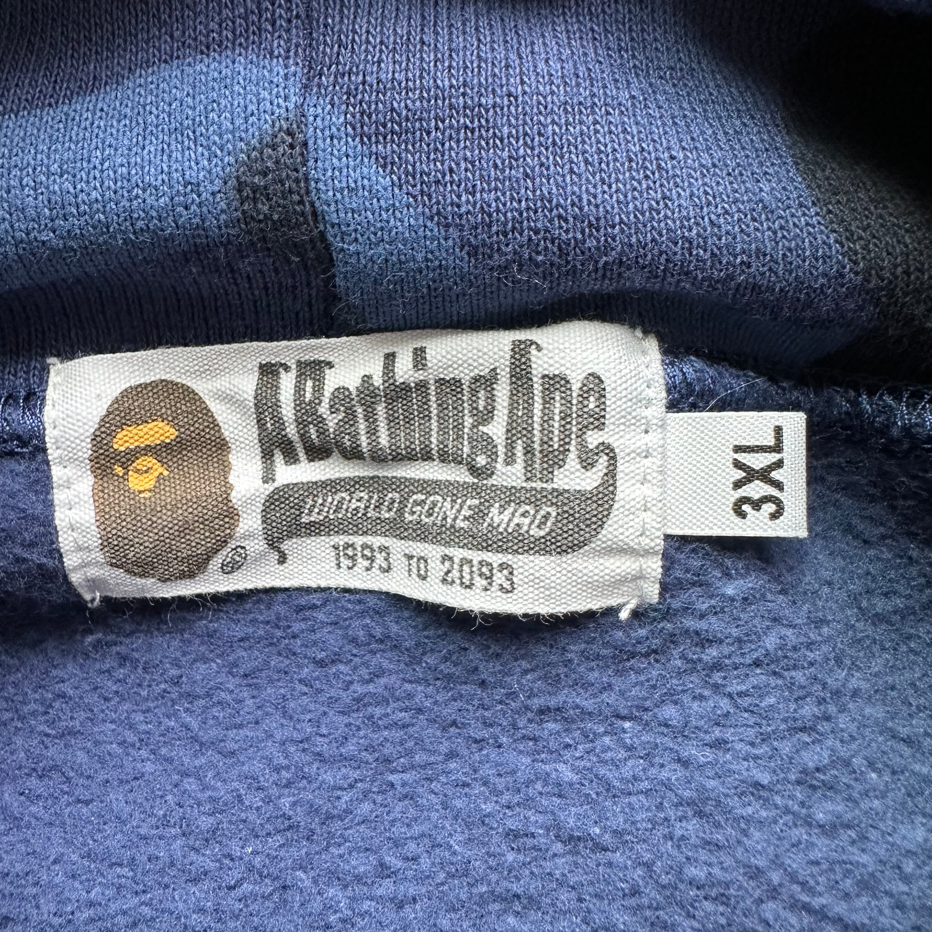 XXXL Blue Bape Hoodie