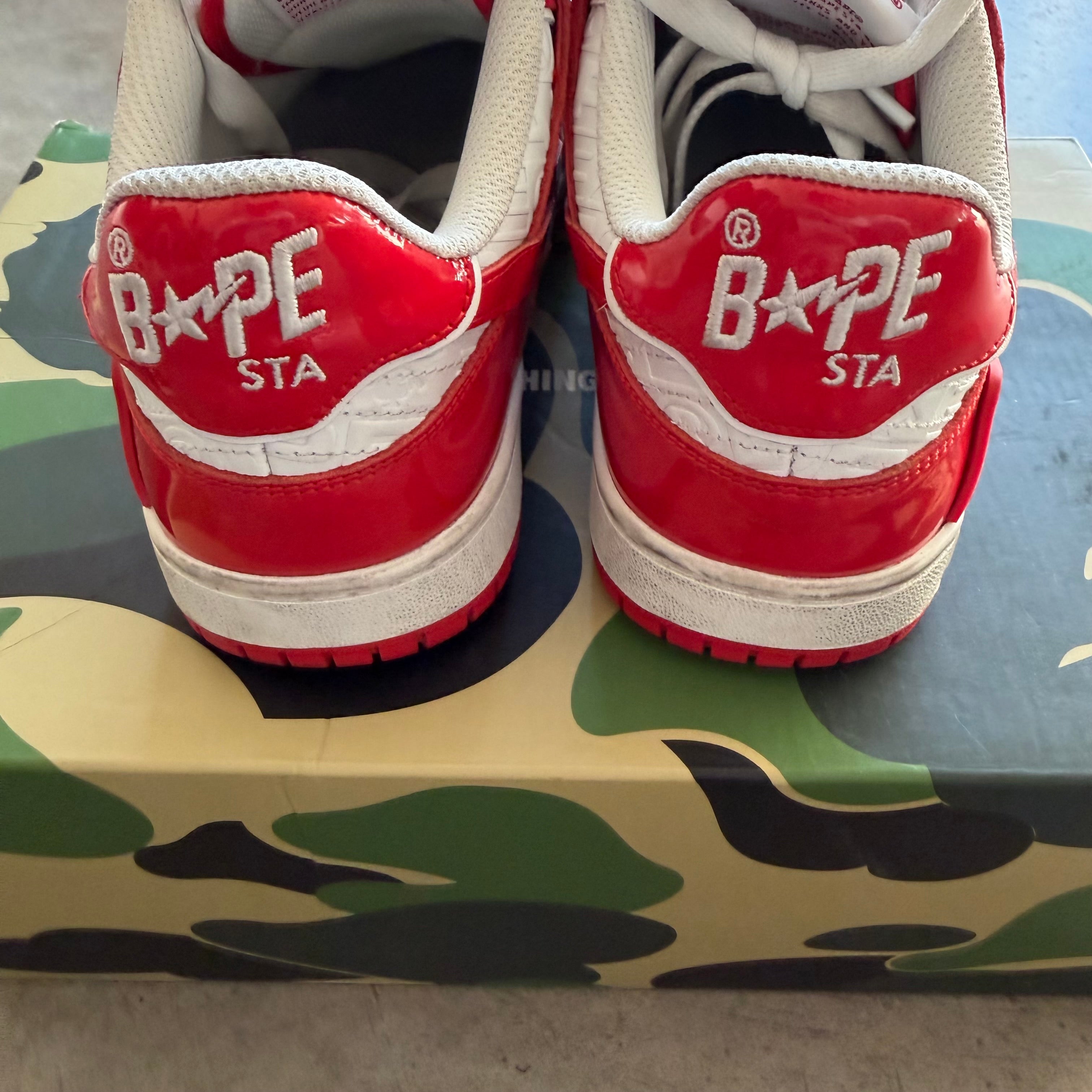 8.5 Bapesta Patent Red