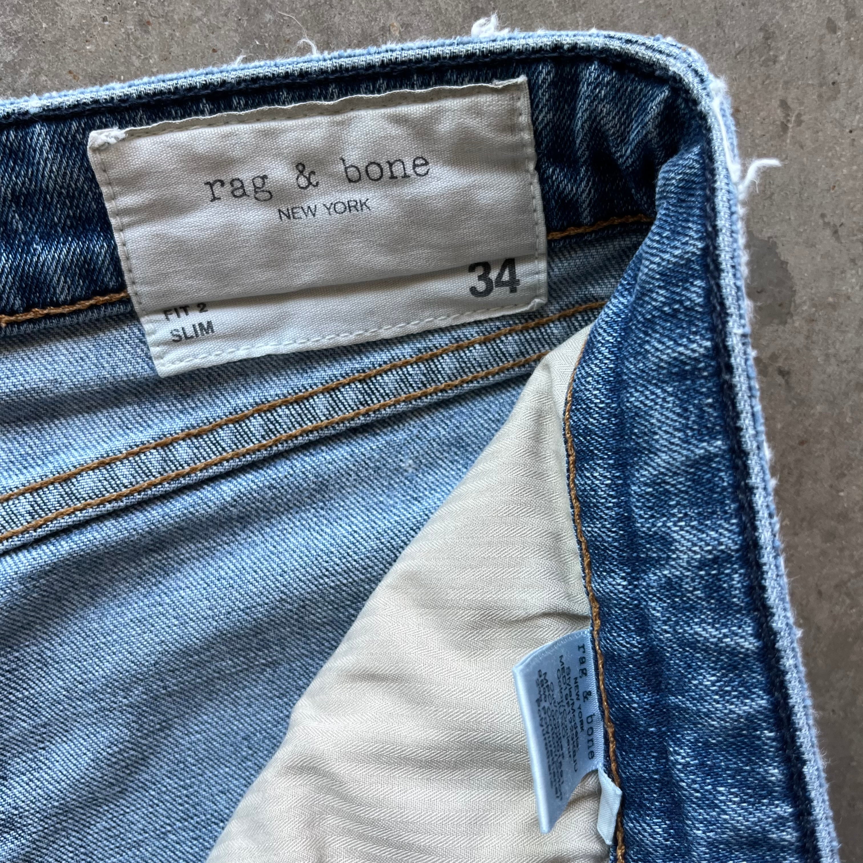 34x32 light Blue Rag & Bone Jeans