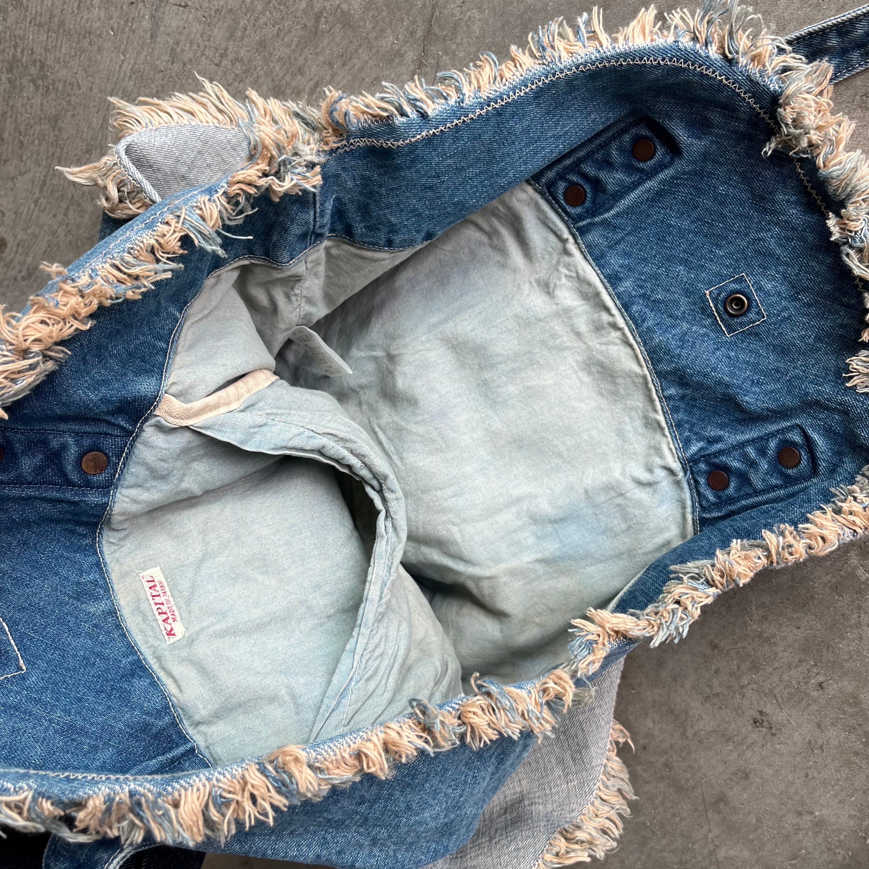 Kapital Denim Tote Bag