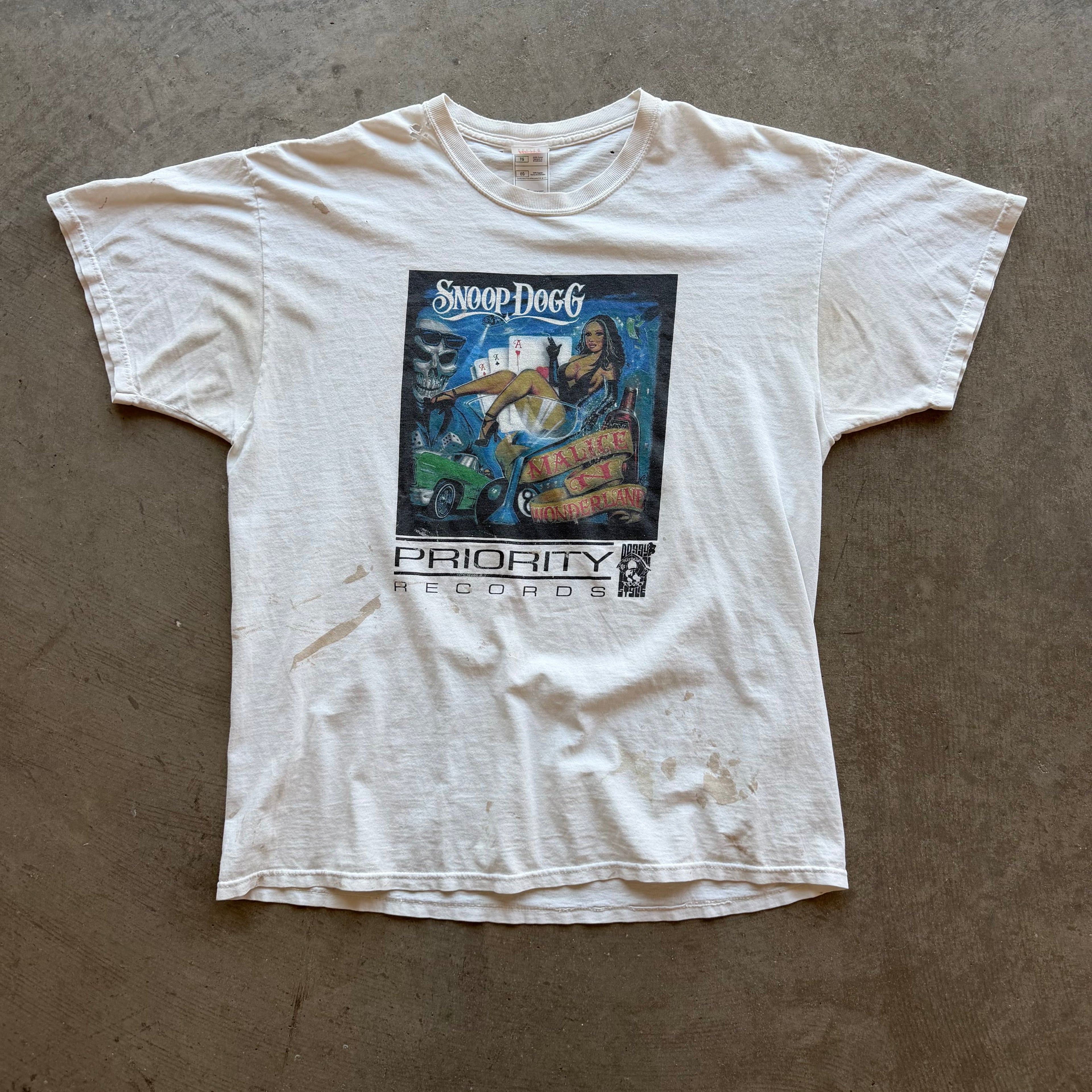 XL 00s Snoop Dogg Priority Records Tee