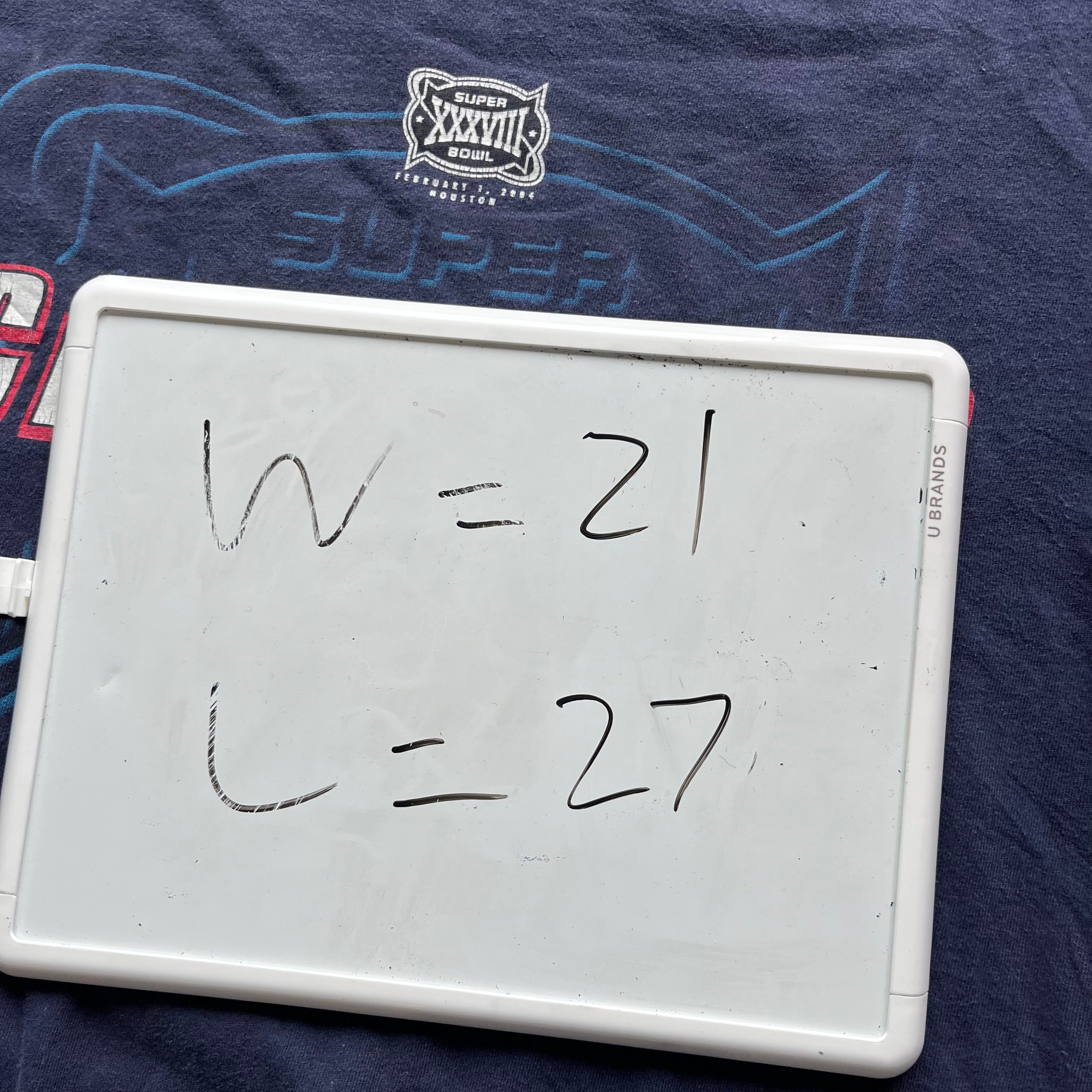 L 04 Patriots Super Bowl Tee