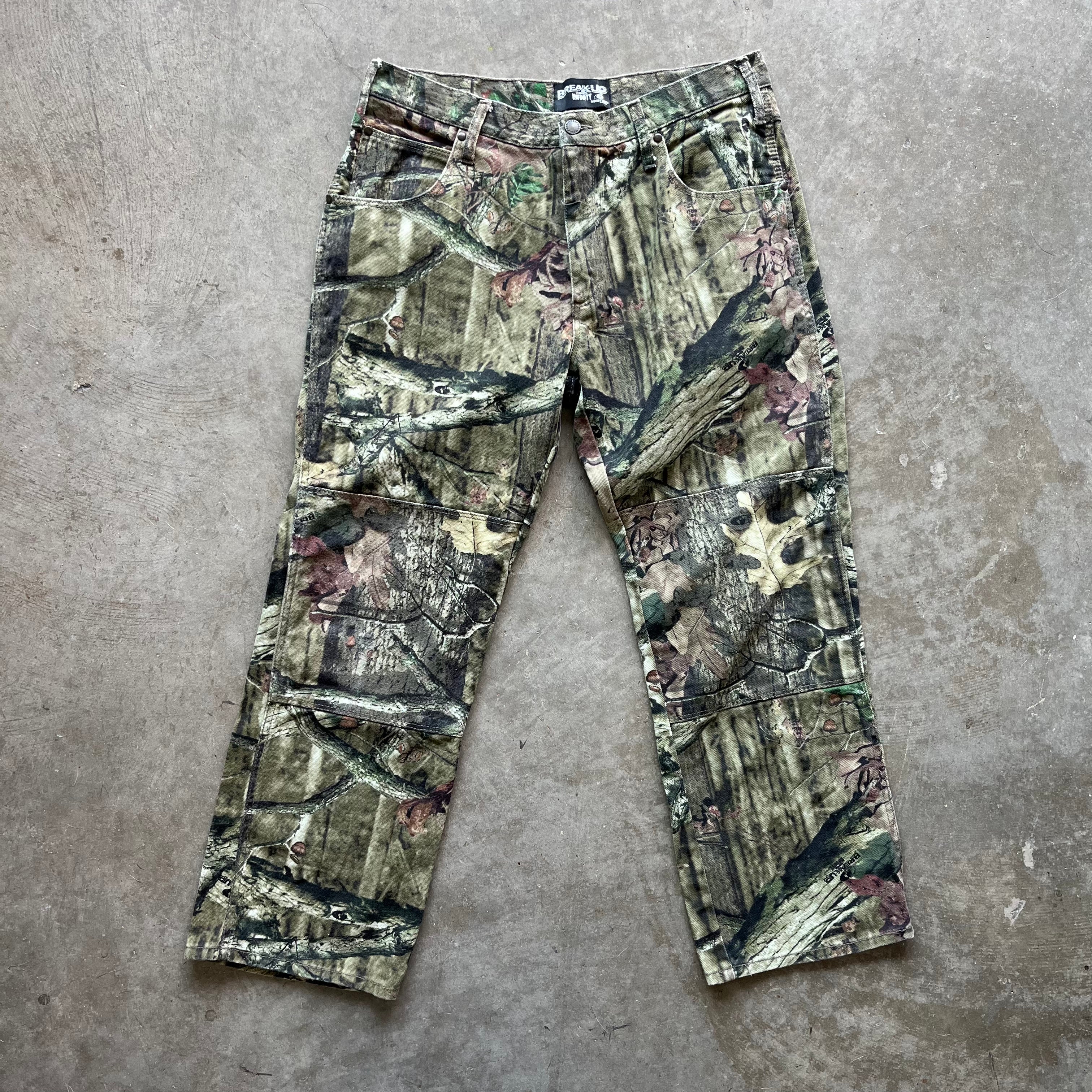34x30 Double Knee Camo Pants