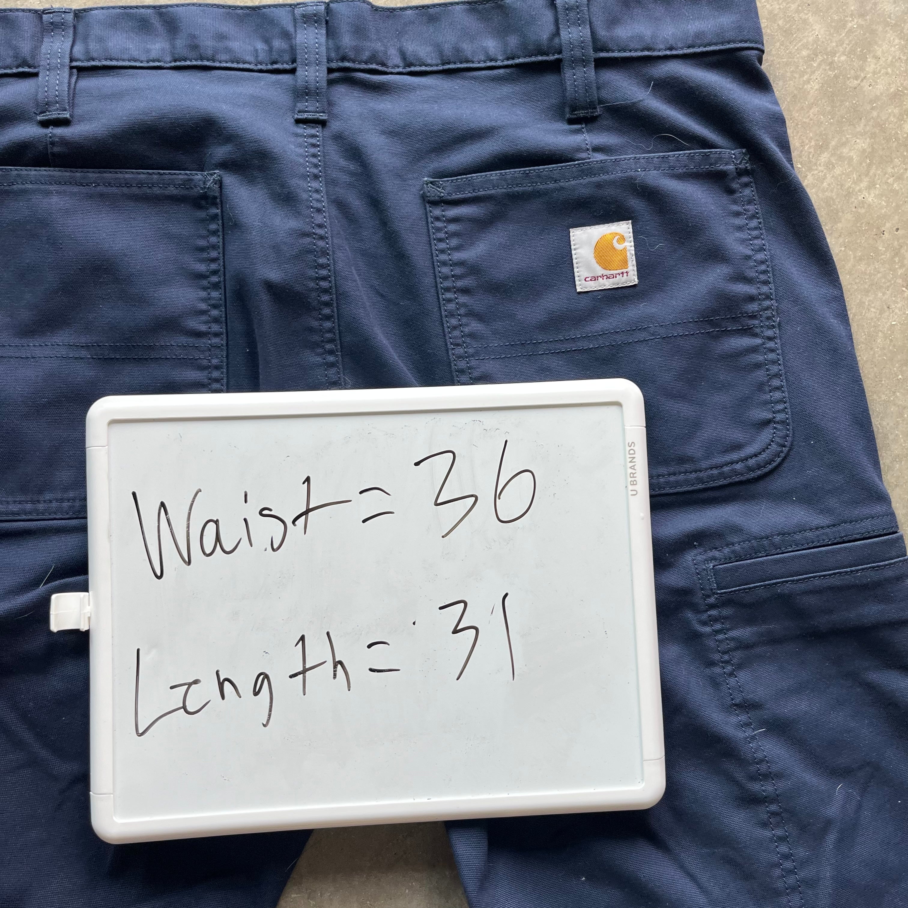 36x31 00s Blue Carhartt Pants