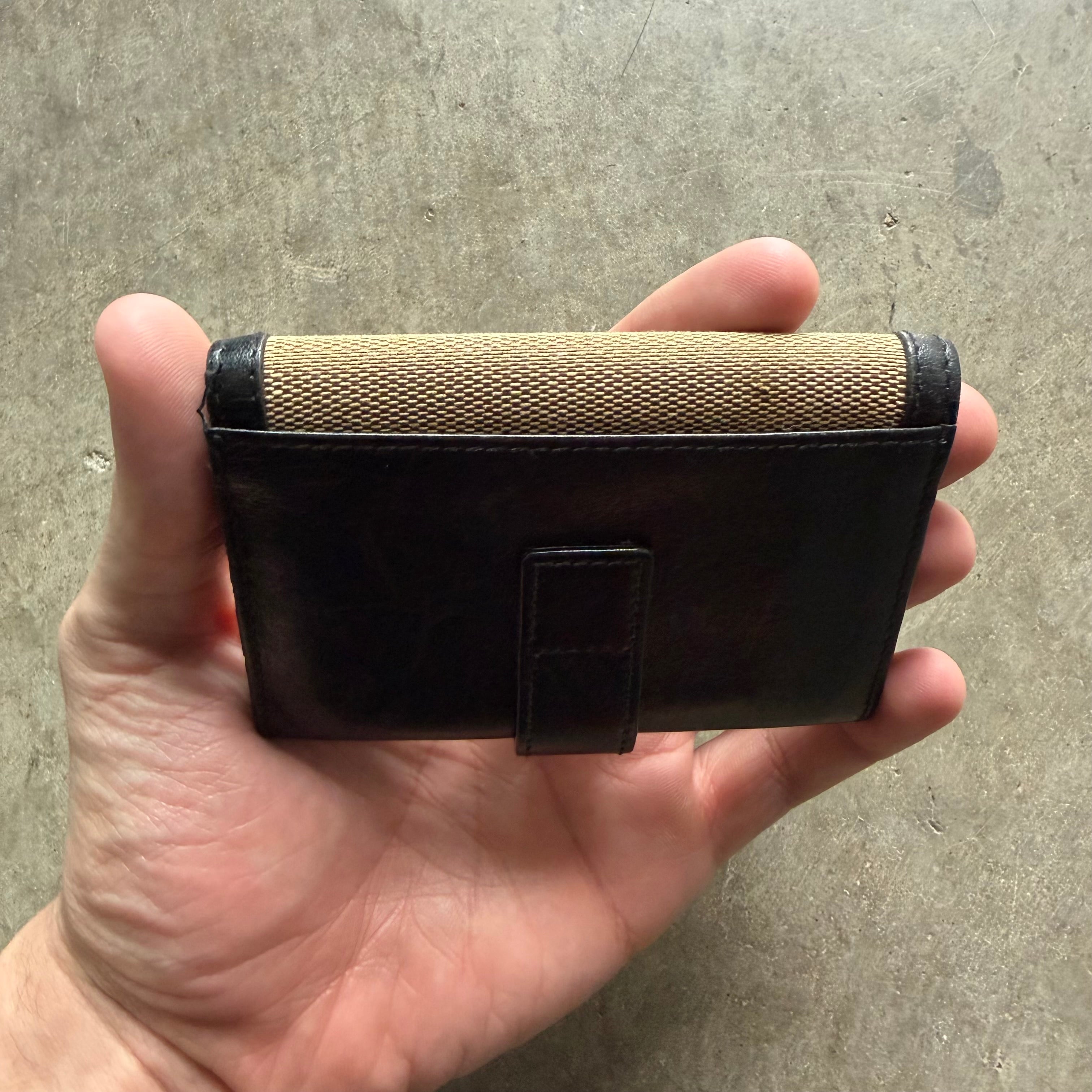 Vintage Gucci Canvas Bifold Wallet