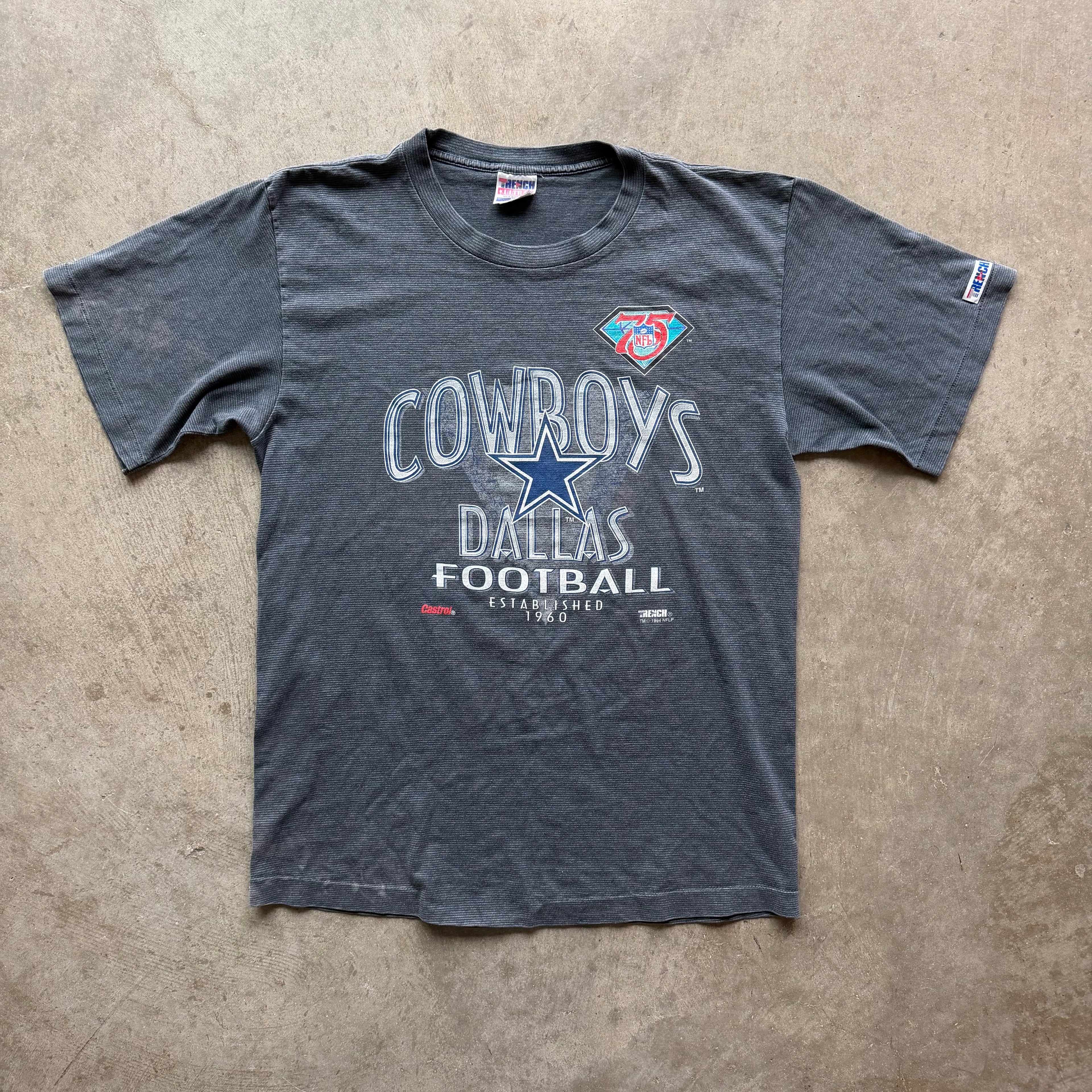 XL 94 Faded Striped Cowboys Tee