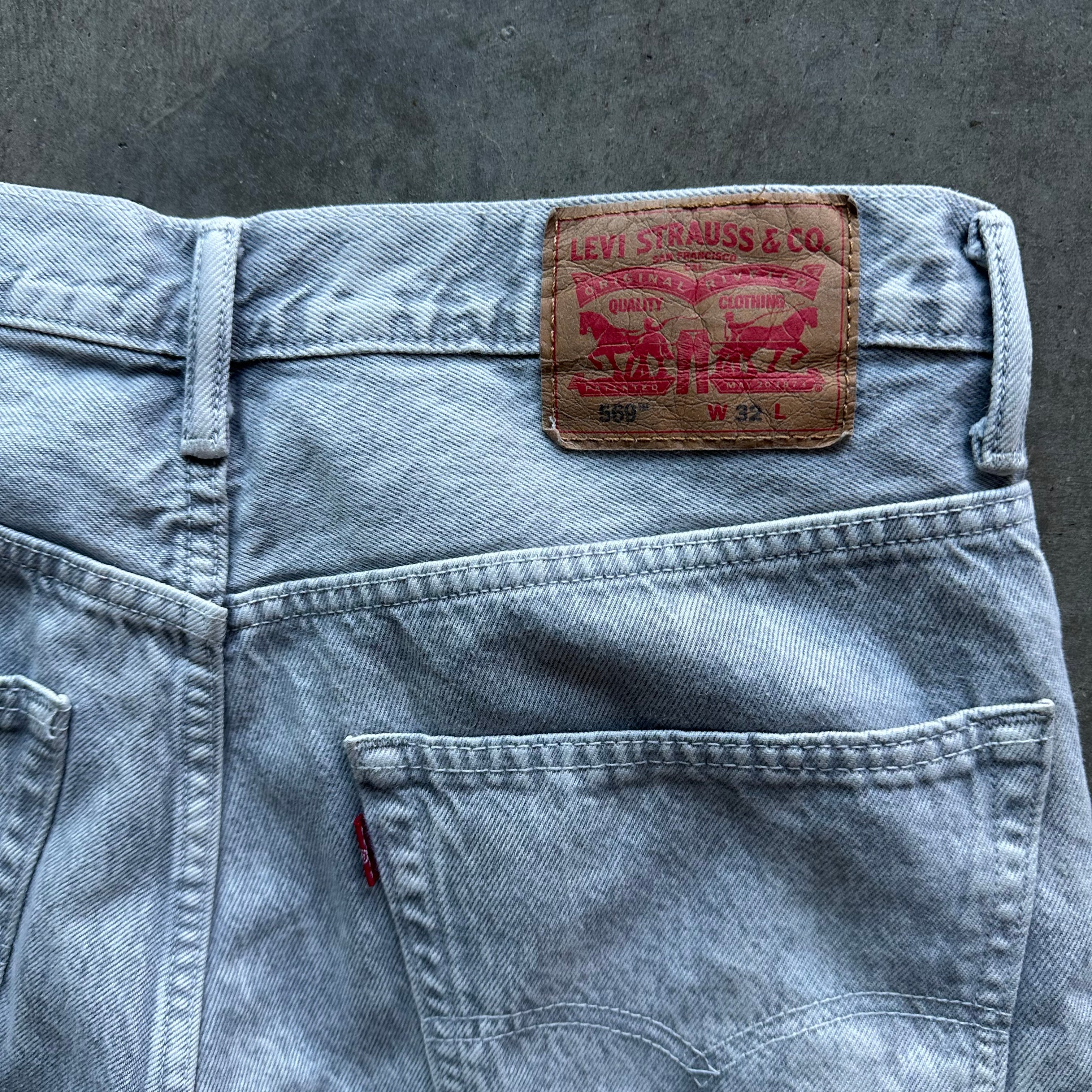 32w Grey Levis Shorts