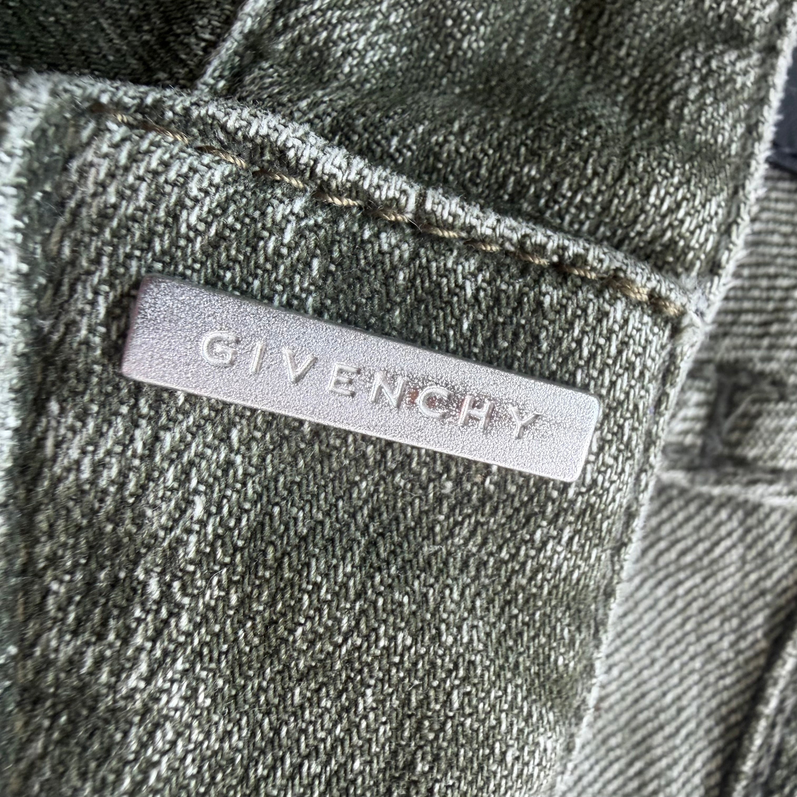 37x34 Givenchy Slim Fit Tapered Distressed Tie Dye Jeans