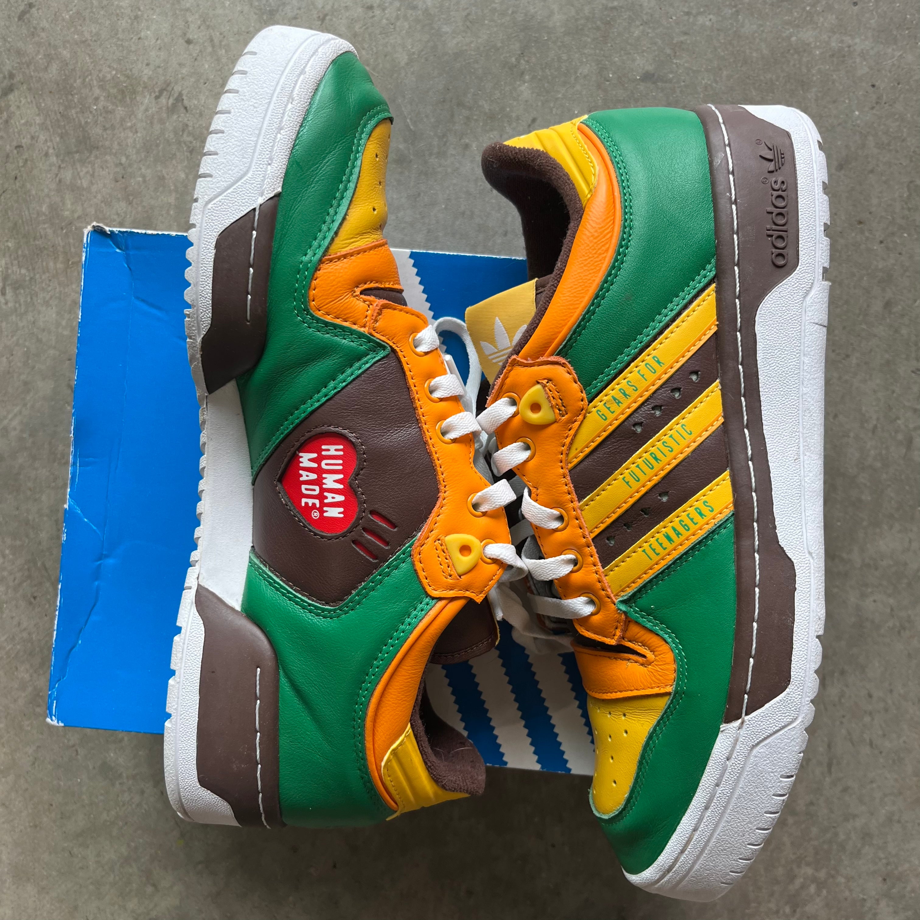 10.5 Used Adidas Rivalry Human Made