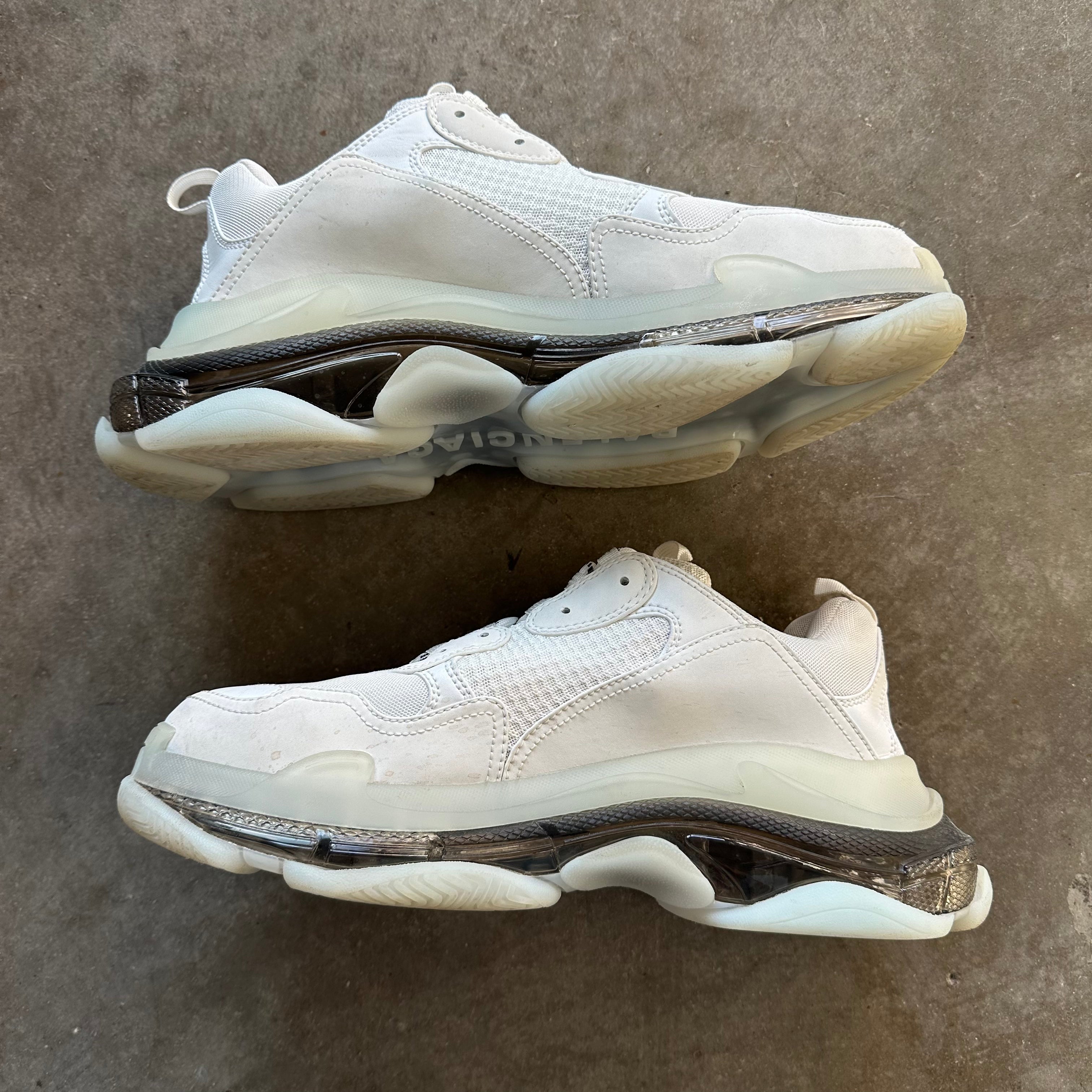 46 Used Balenciaga Triple S White