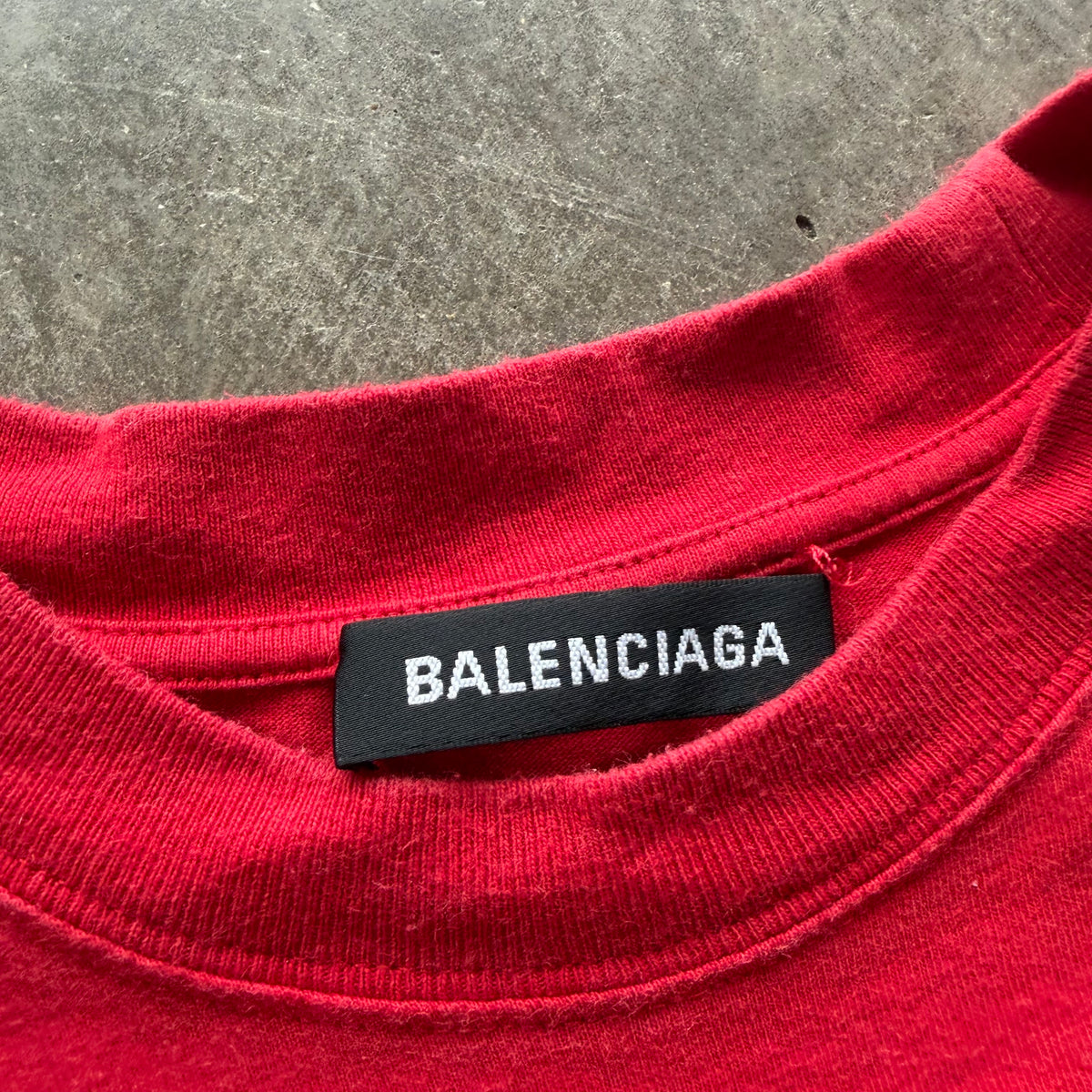 XL Balenciaga Speedometer Tee Red