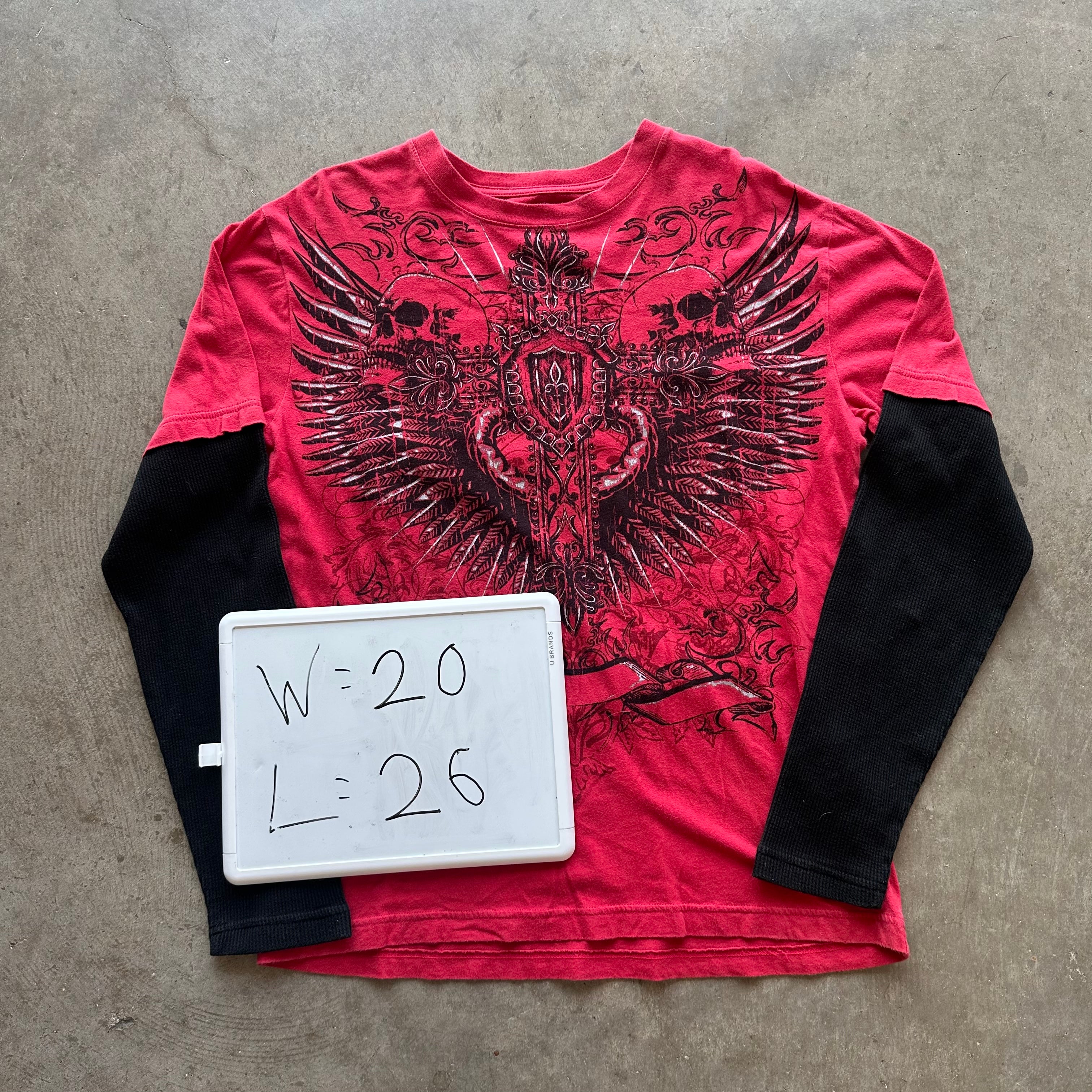 M Y2K Red MMA Doublesleeve